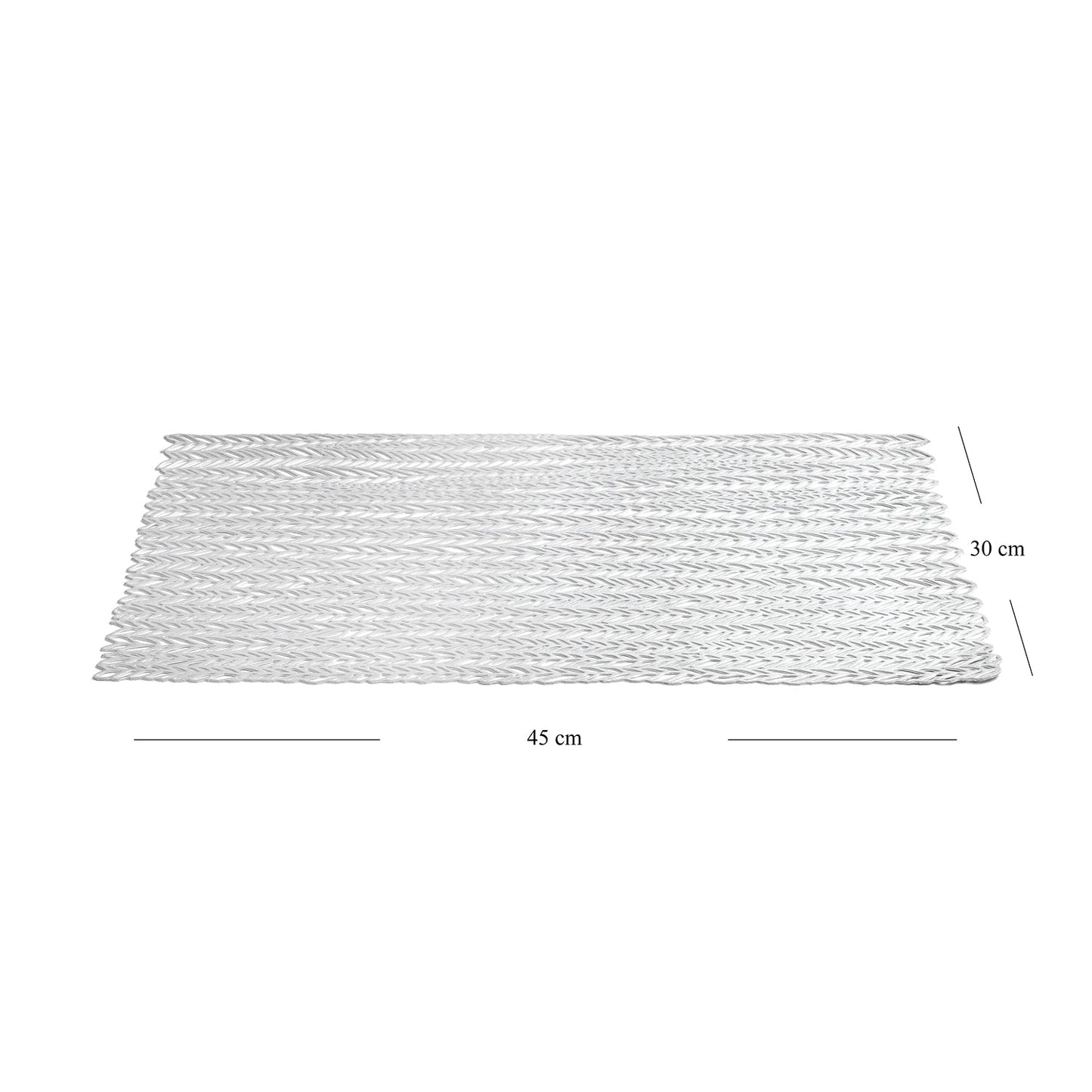 Silver Mesh Textured Placemat