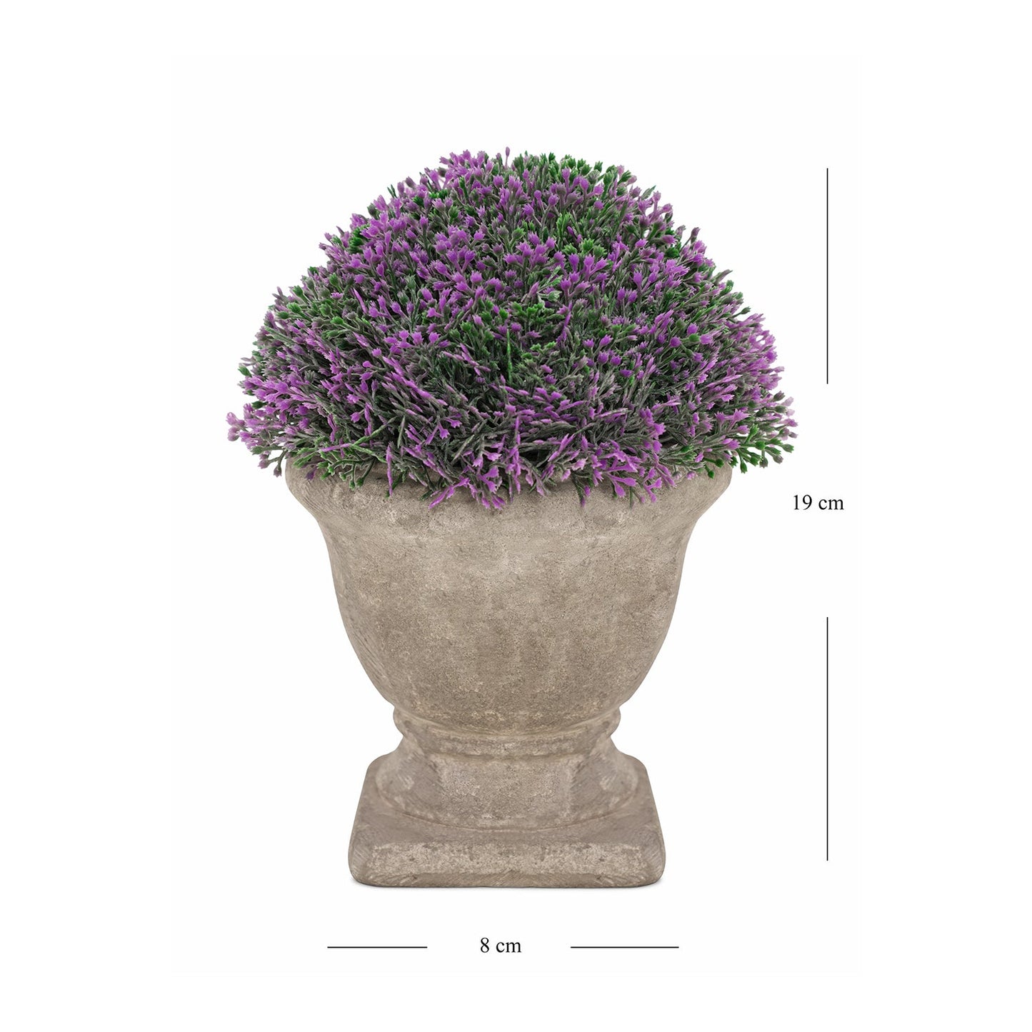Purple Artificial Plant with Pot
