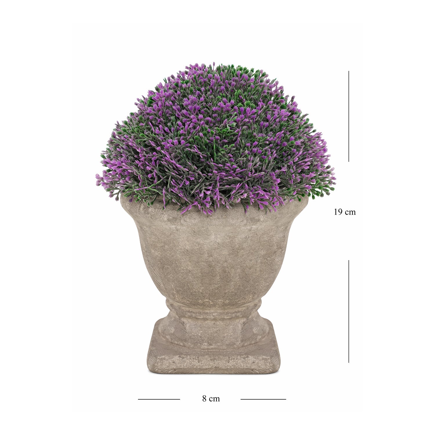 Purple Artificial Plant with Pot