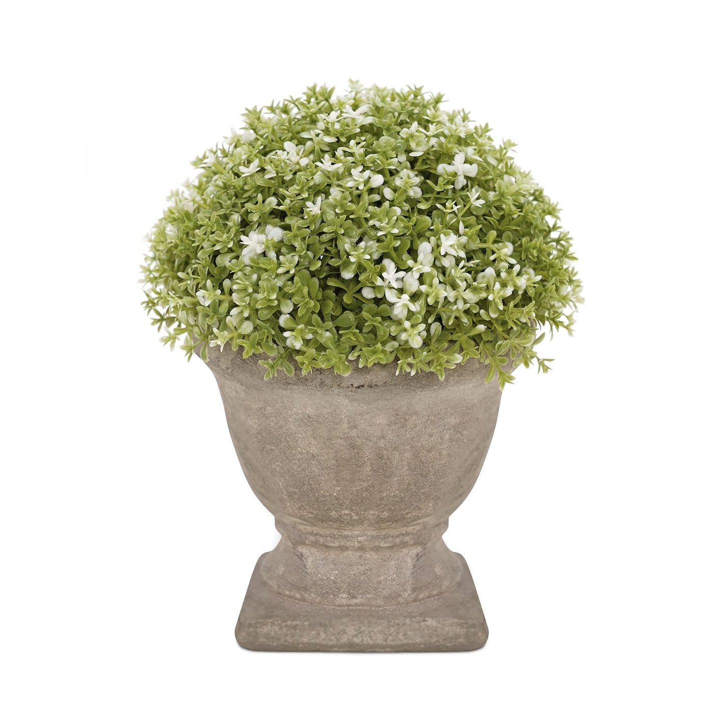 Green Faux Plant With Pot