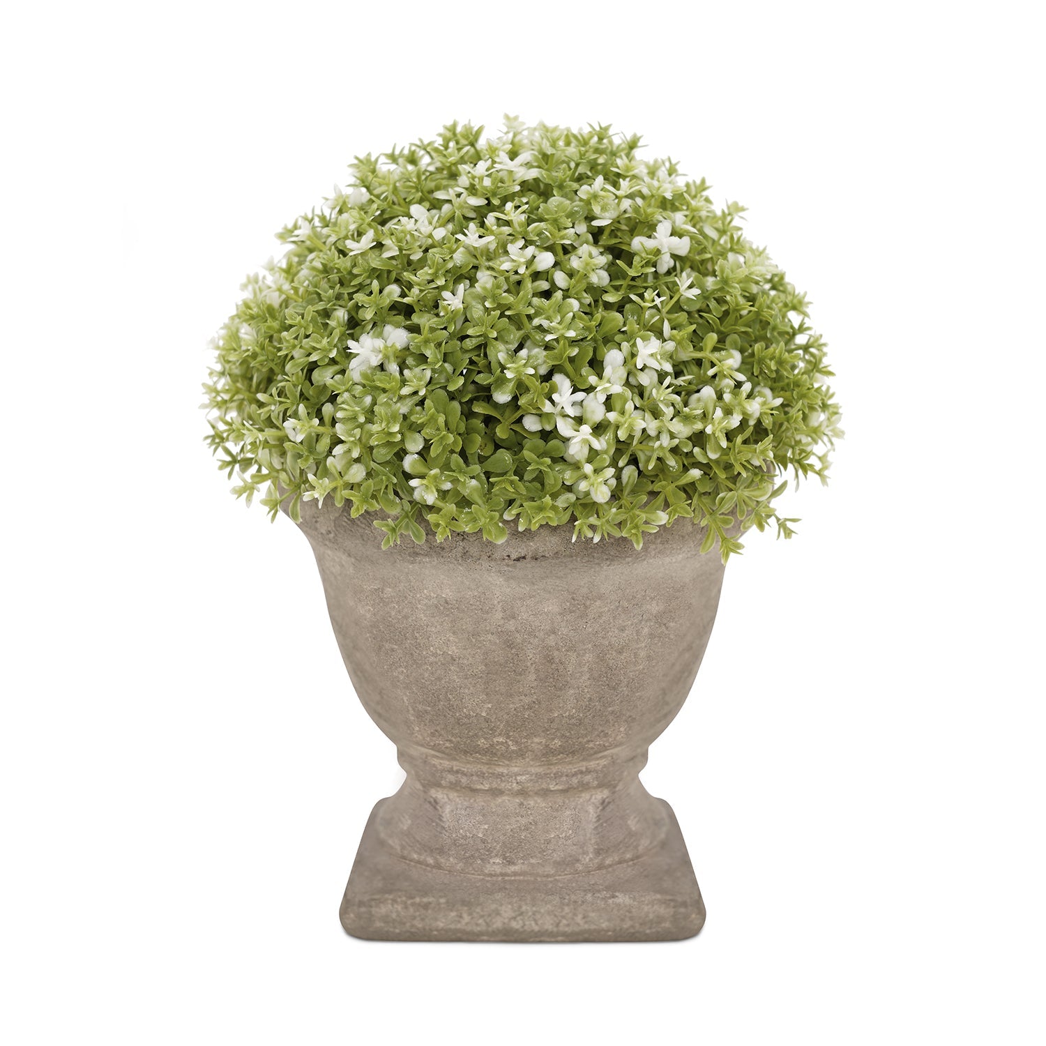 Green Faux Plant With Pot