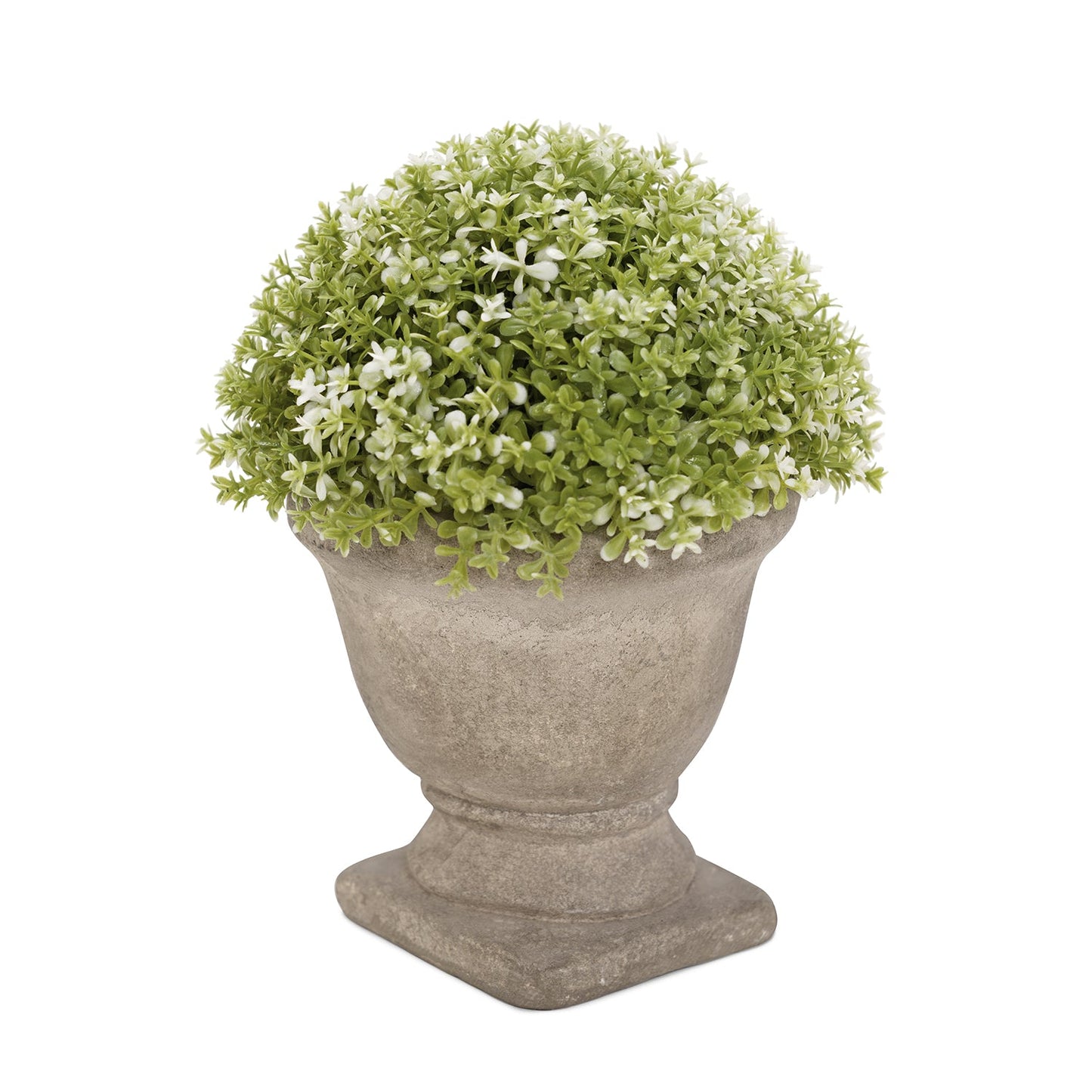 Green Faux Plant With Pot