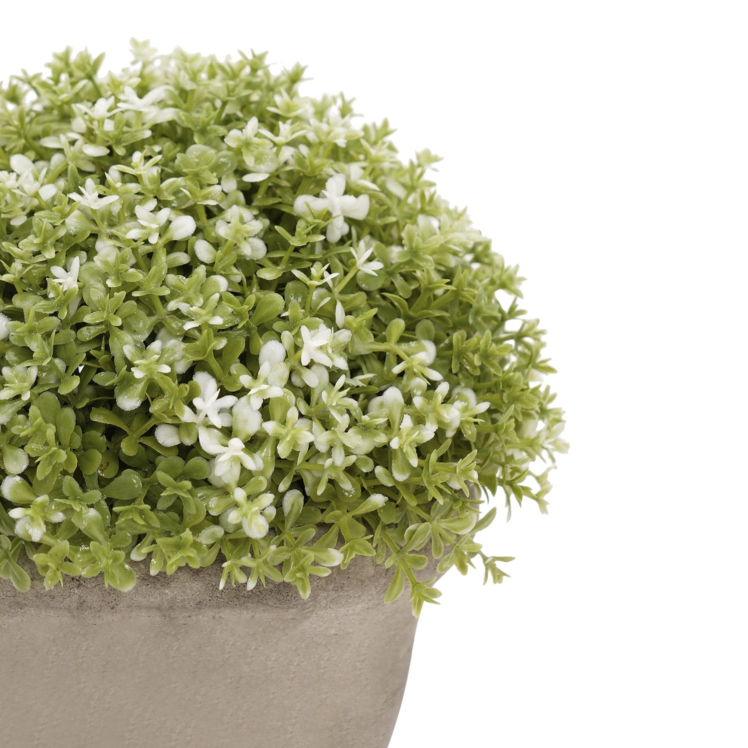 Green Faux Plant With Pot