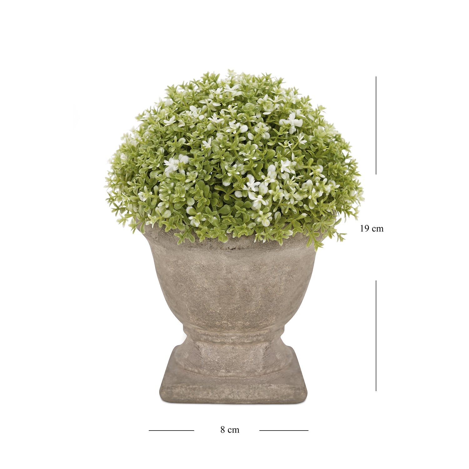 Green Faux Plant With Pot