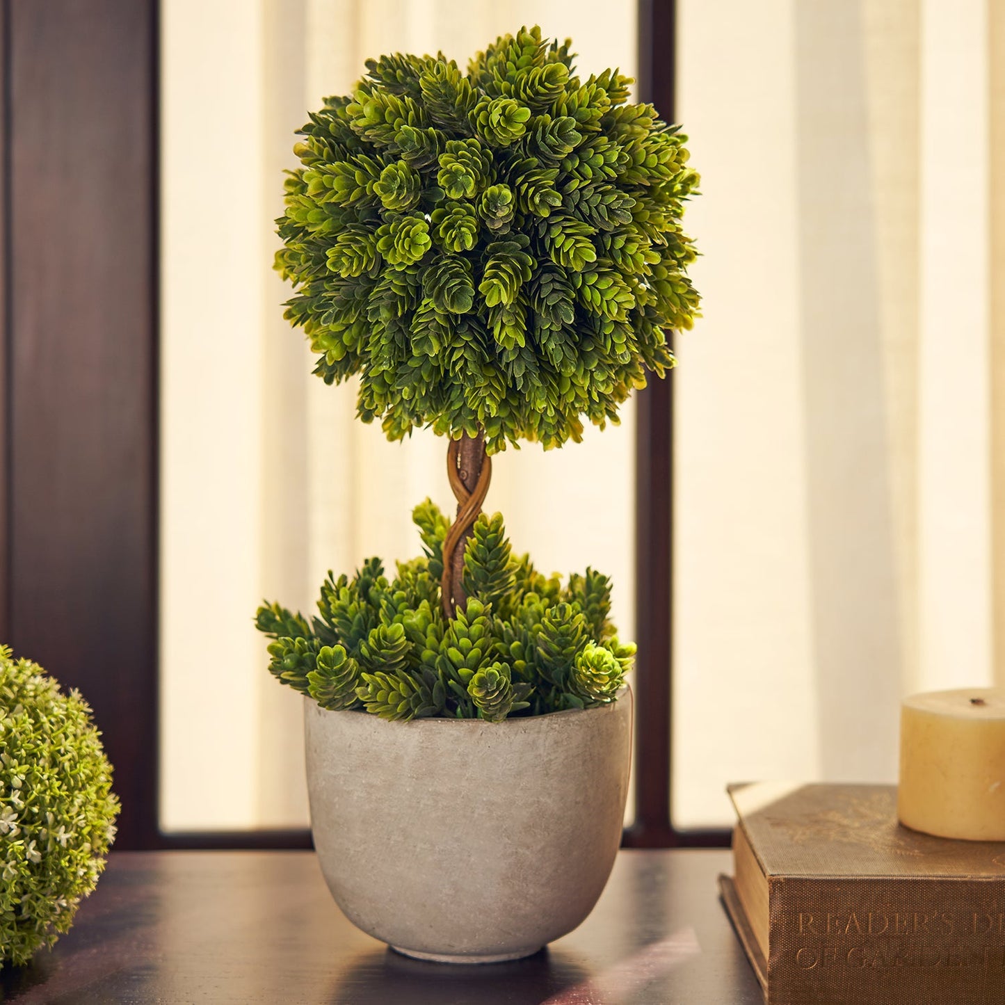 Green Artificial Pineapple Grass Plant with Pot