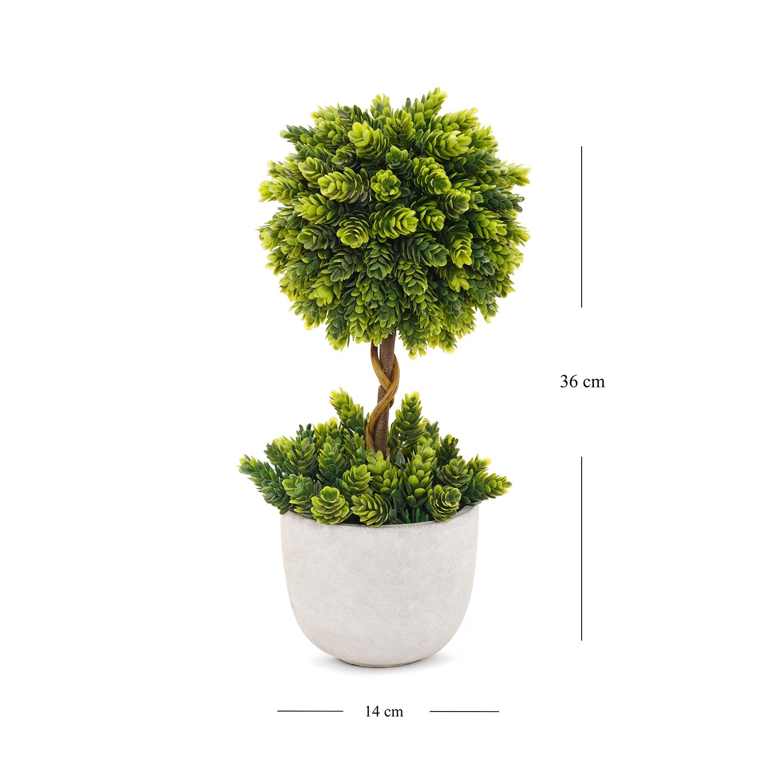 Green Artificial Pineapple Grass Plant with Pot