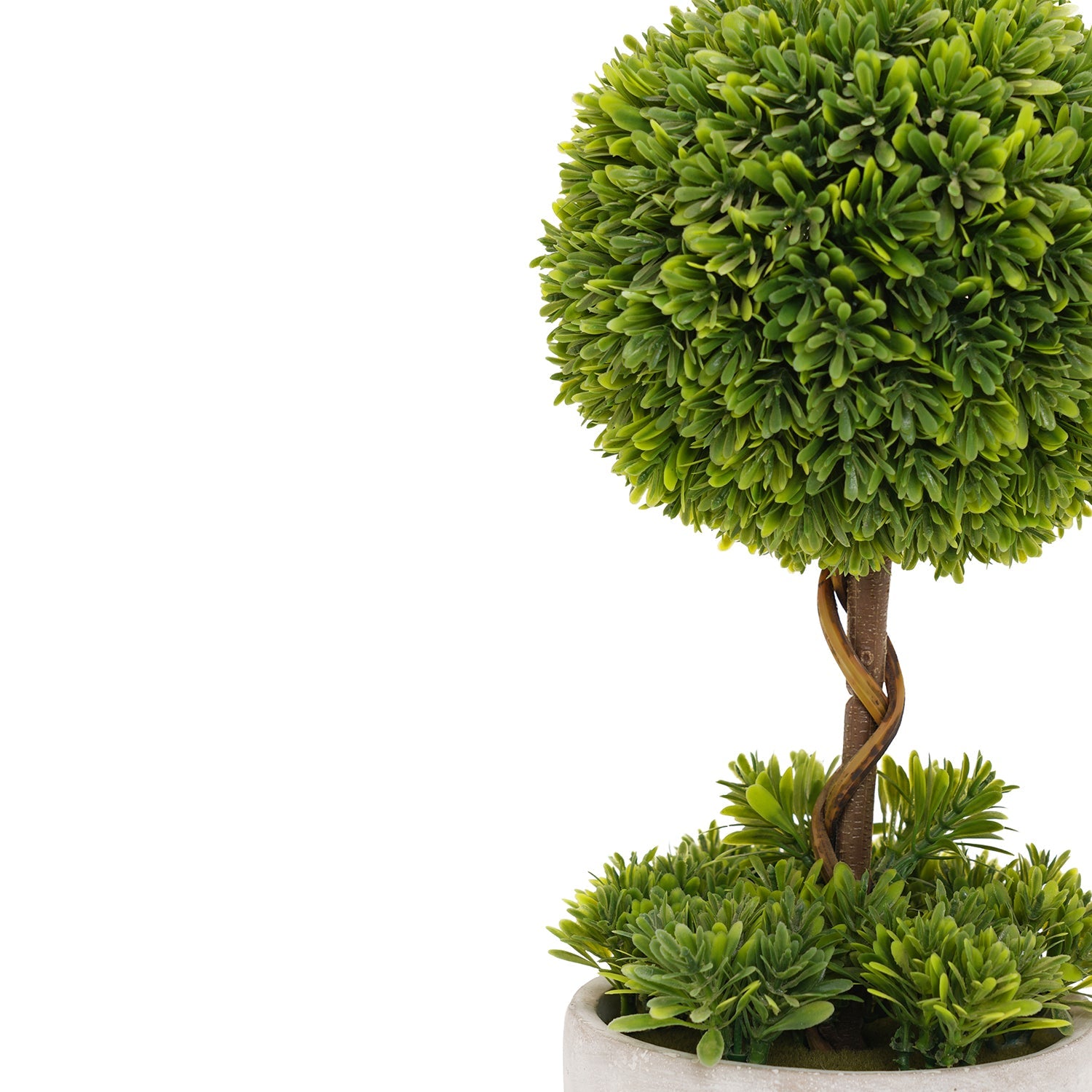Green Artificial Plant with Pot