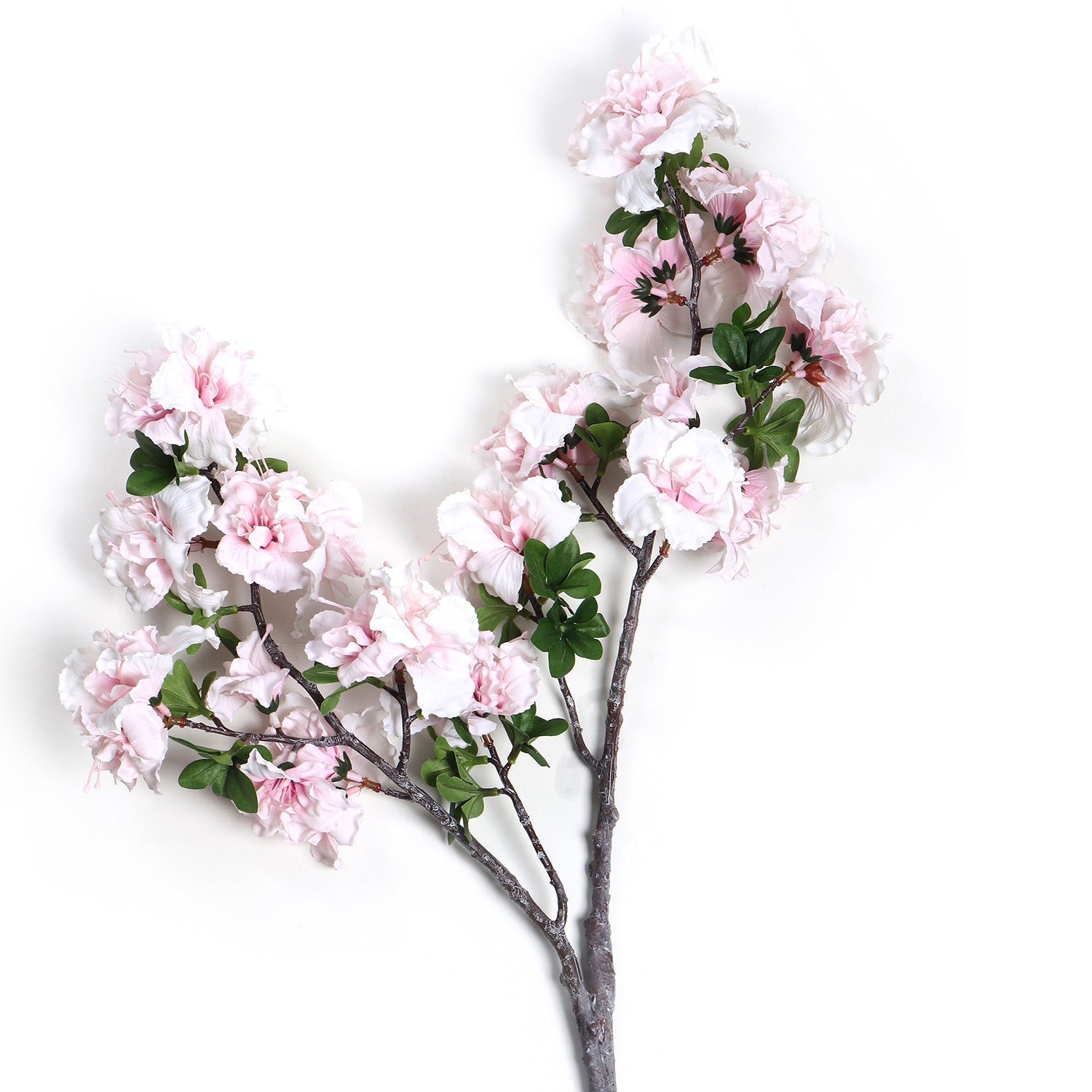 Pink Azalea Faux Flower Stem Single