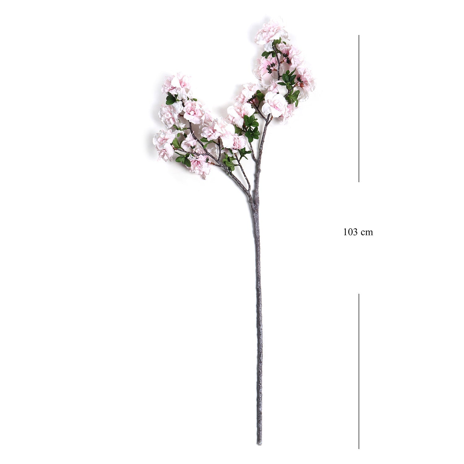 Pink Azalea Faux Flower Stem Single