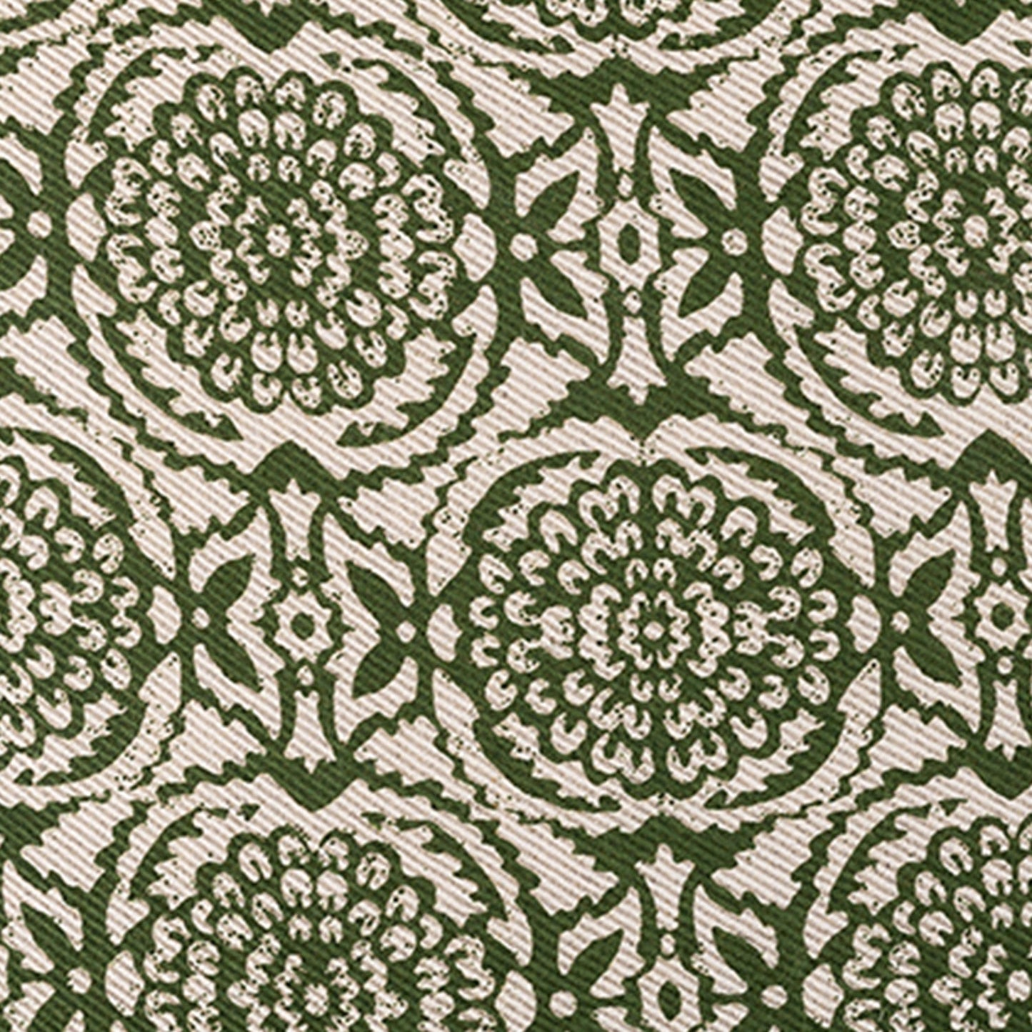 Green Marigold Cushion Cover