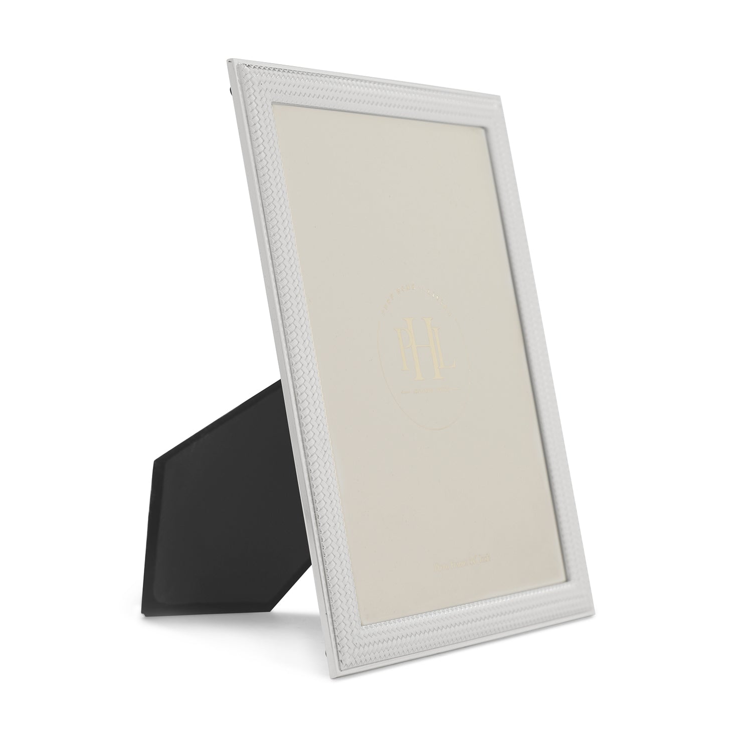 Silver Plated Weaved Metal Photo Frame - Large