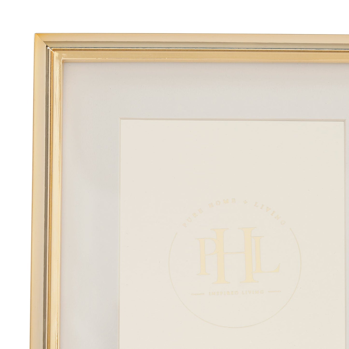 Gold Plated Classic Metal Photo Frame - Small