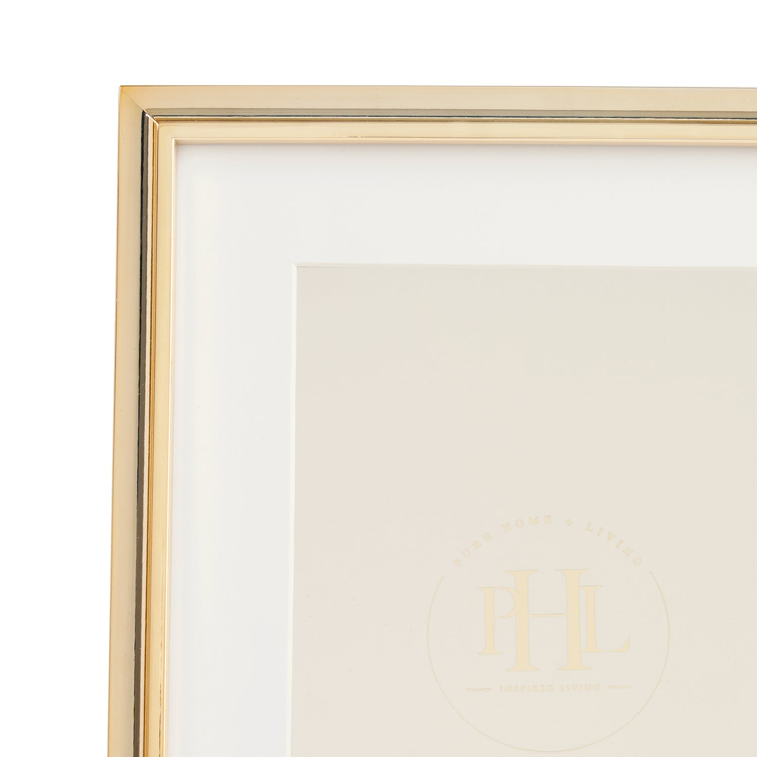 Gold Plated Classic Metal Photo Frame - Large