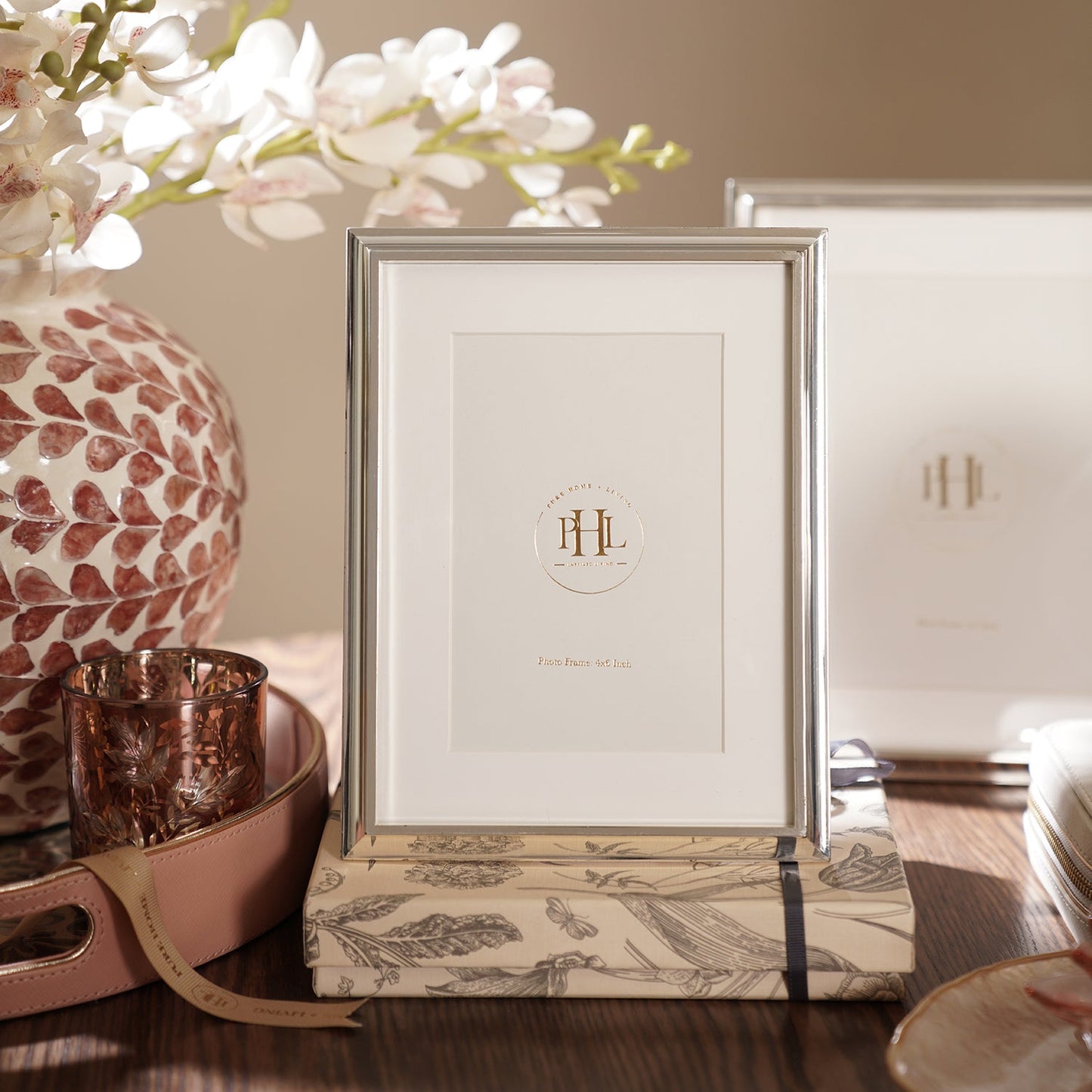 Silver Plated Metallic Photo Frame - Small