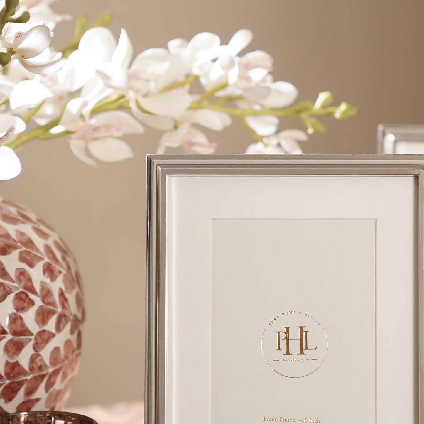 Silver Plated Metallic Photo Frame - Small