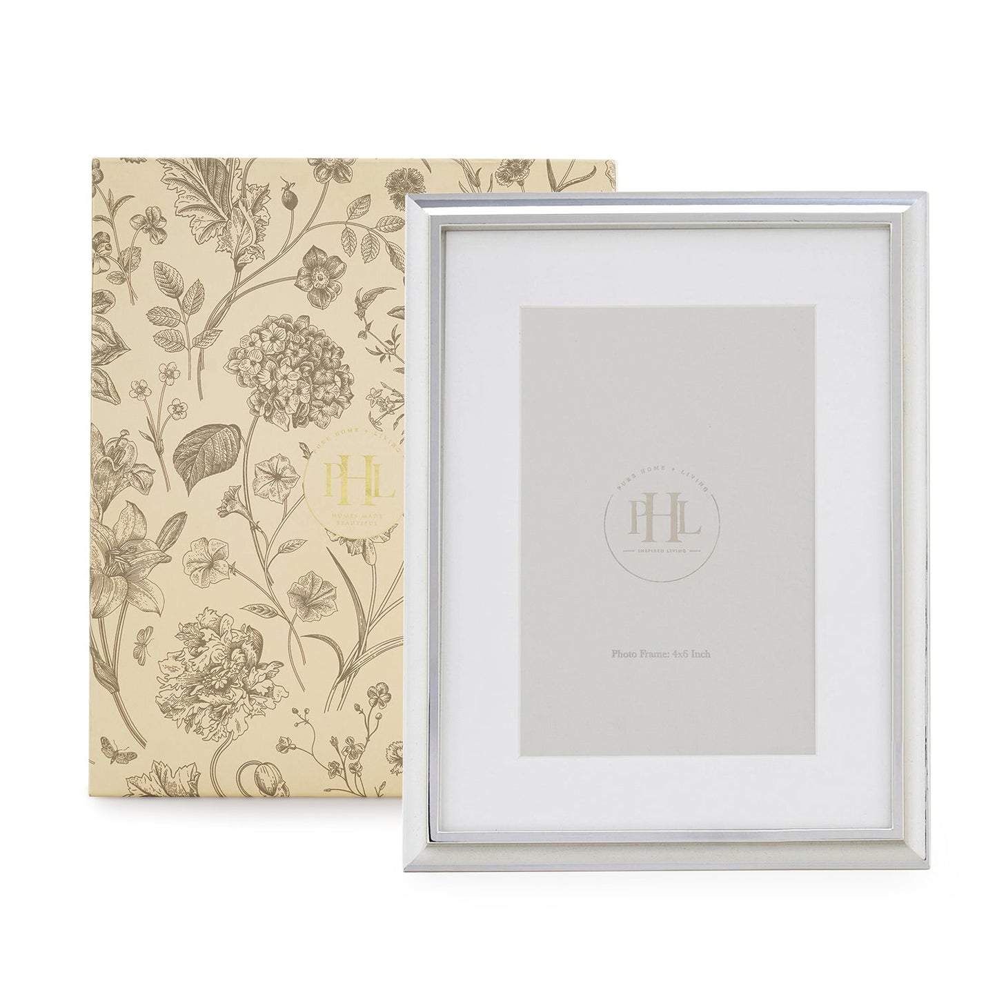 Silver Plated Metallic Photo Frame - Small