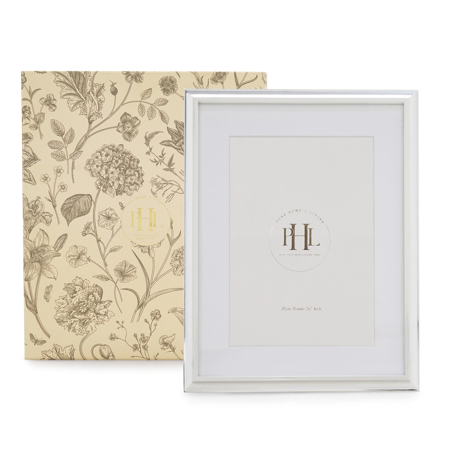 Silver Plated Metallic Photo Frame - Medium