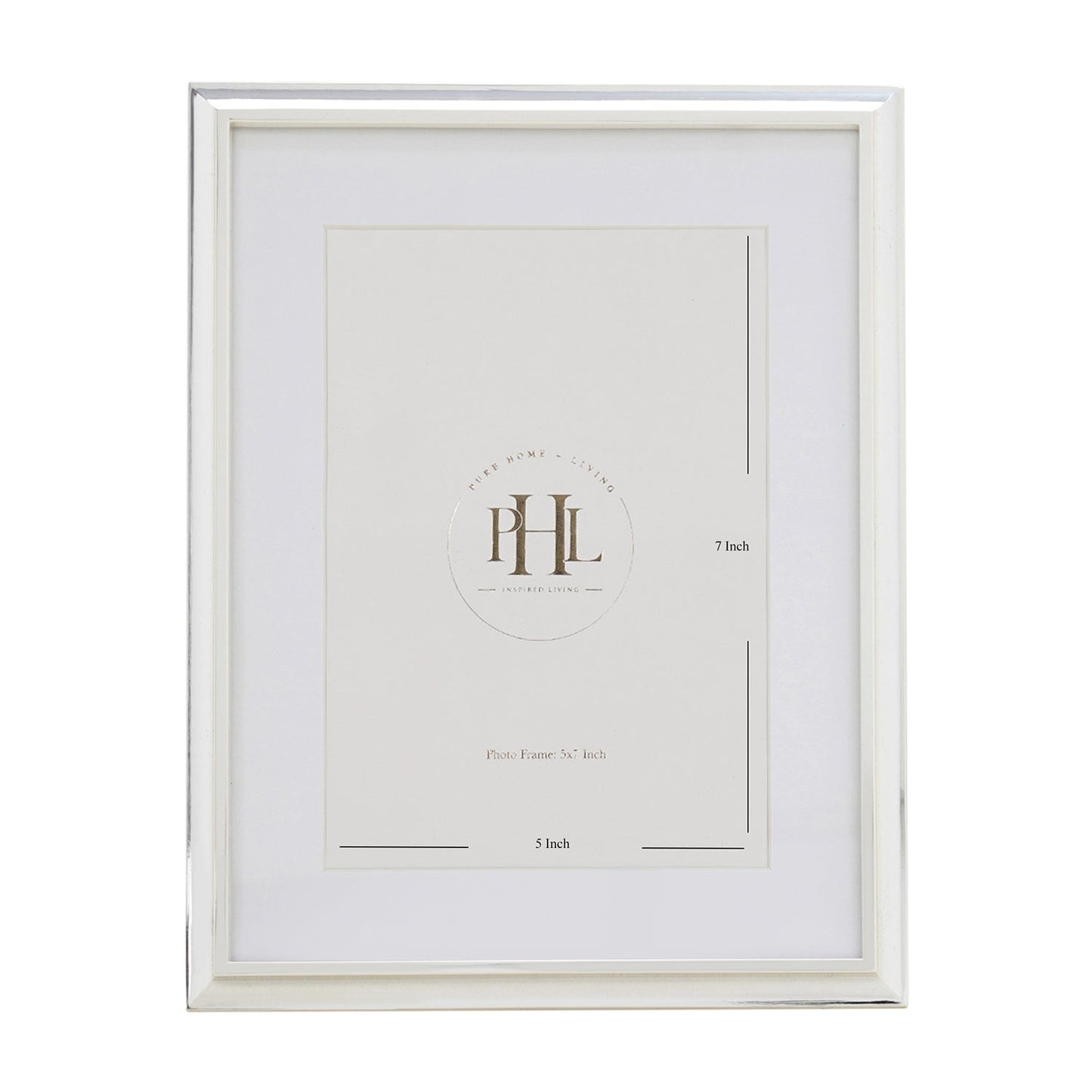 Silver Plated Metallic Photo Frame - Medium