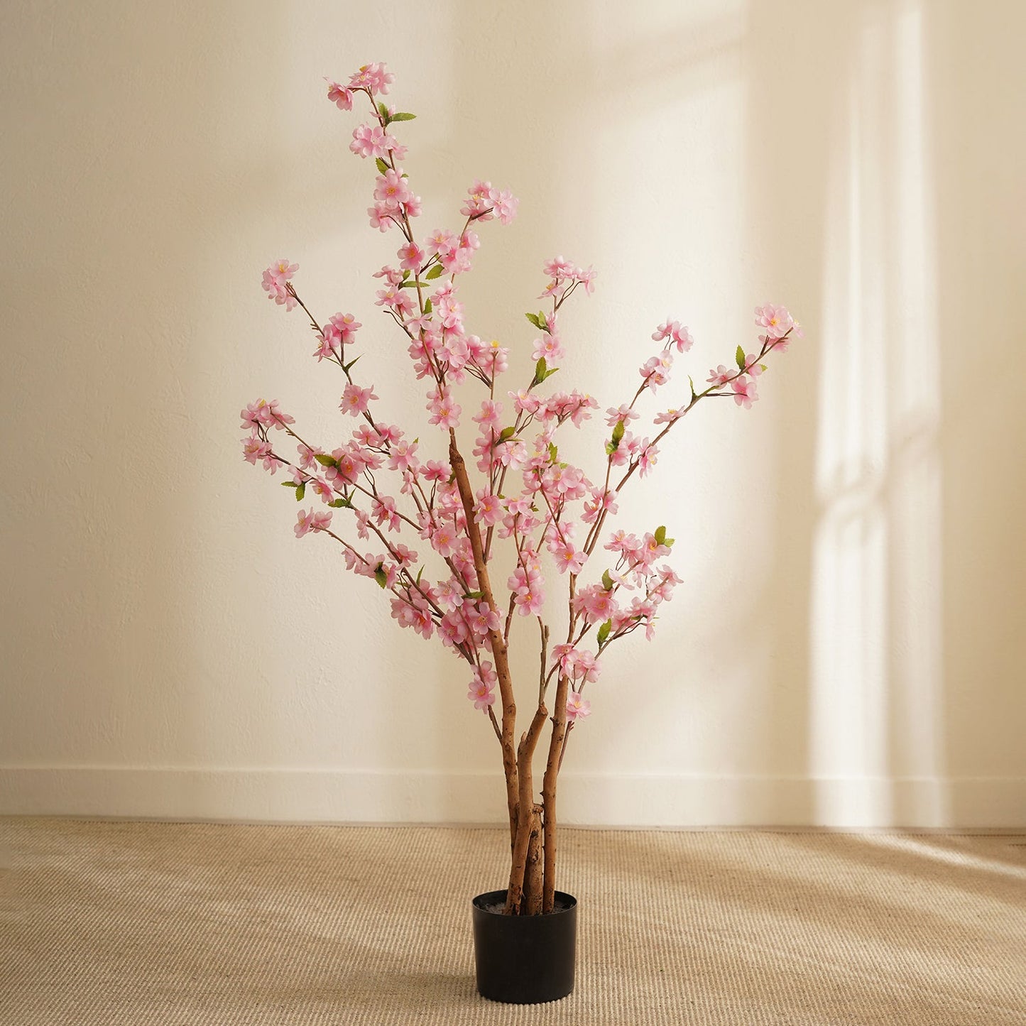 Pink Artificial Flower Plant with Pot