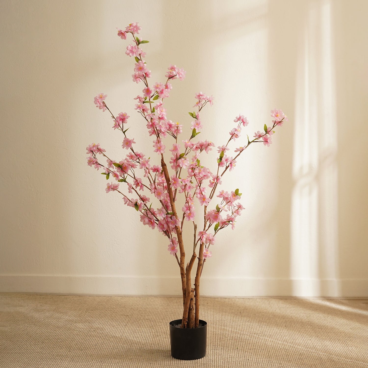 Pink Artificial Flower Plant with Pot