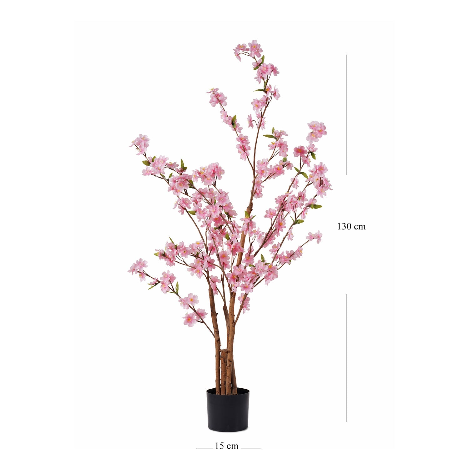 Pink Artificial Flower Plant with Pot