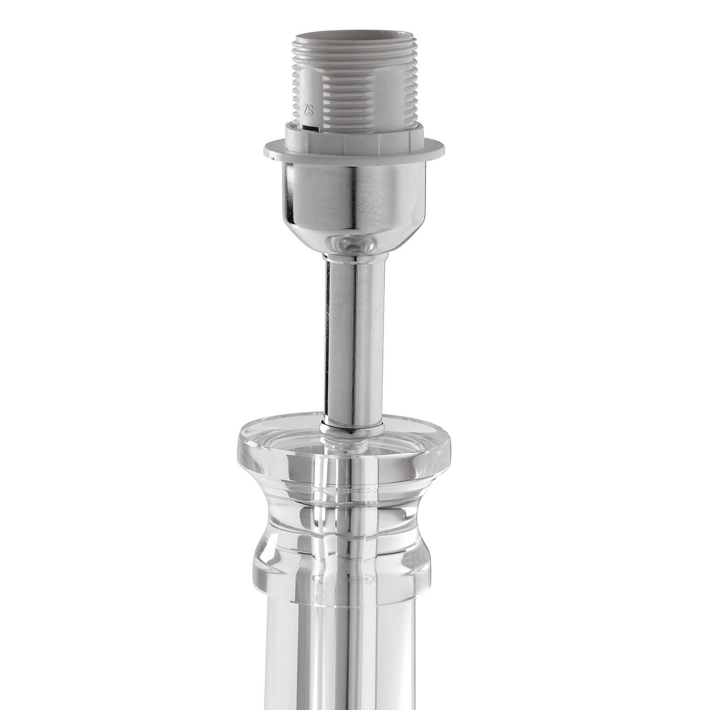 Clear Linear Crystal Table Lamp - Large (without shade)