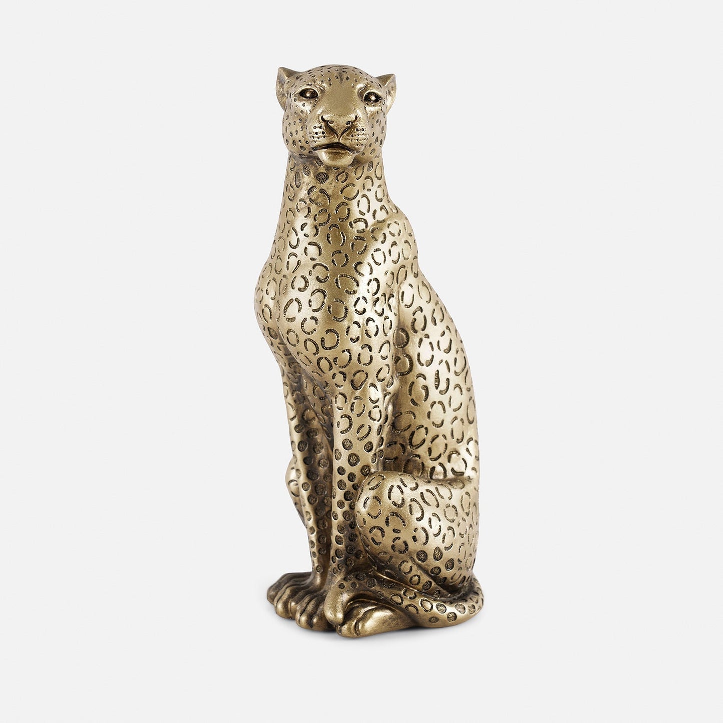 Resting Leopard Figurine