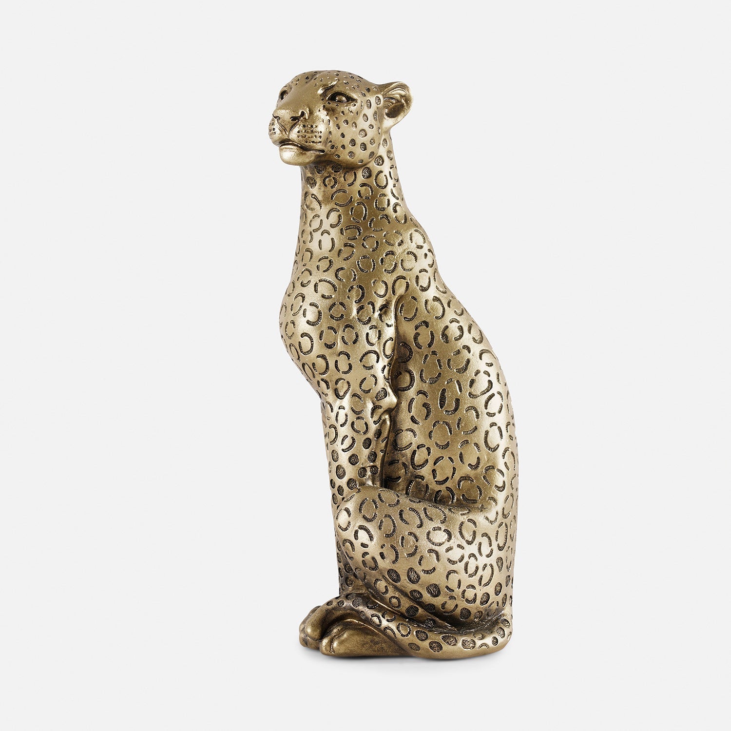 Resting Leopard Figurine