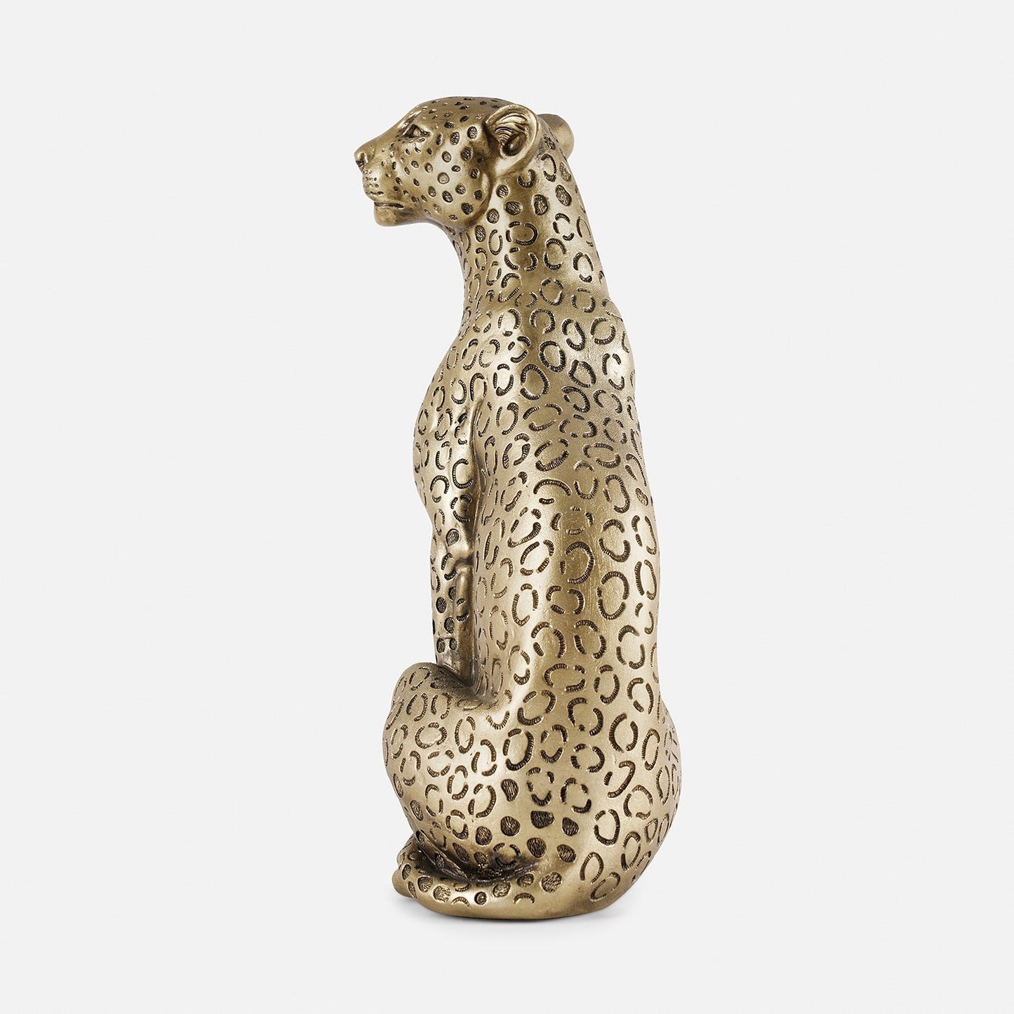 Resting Leopard Figurine