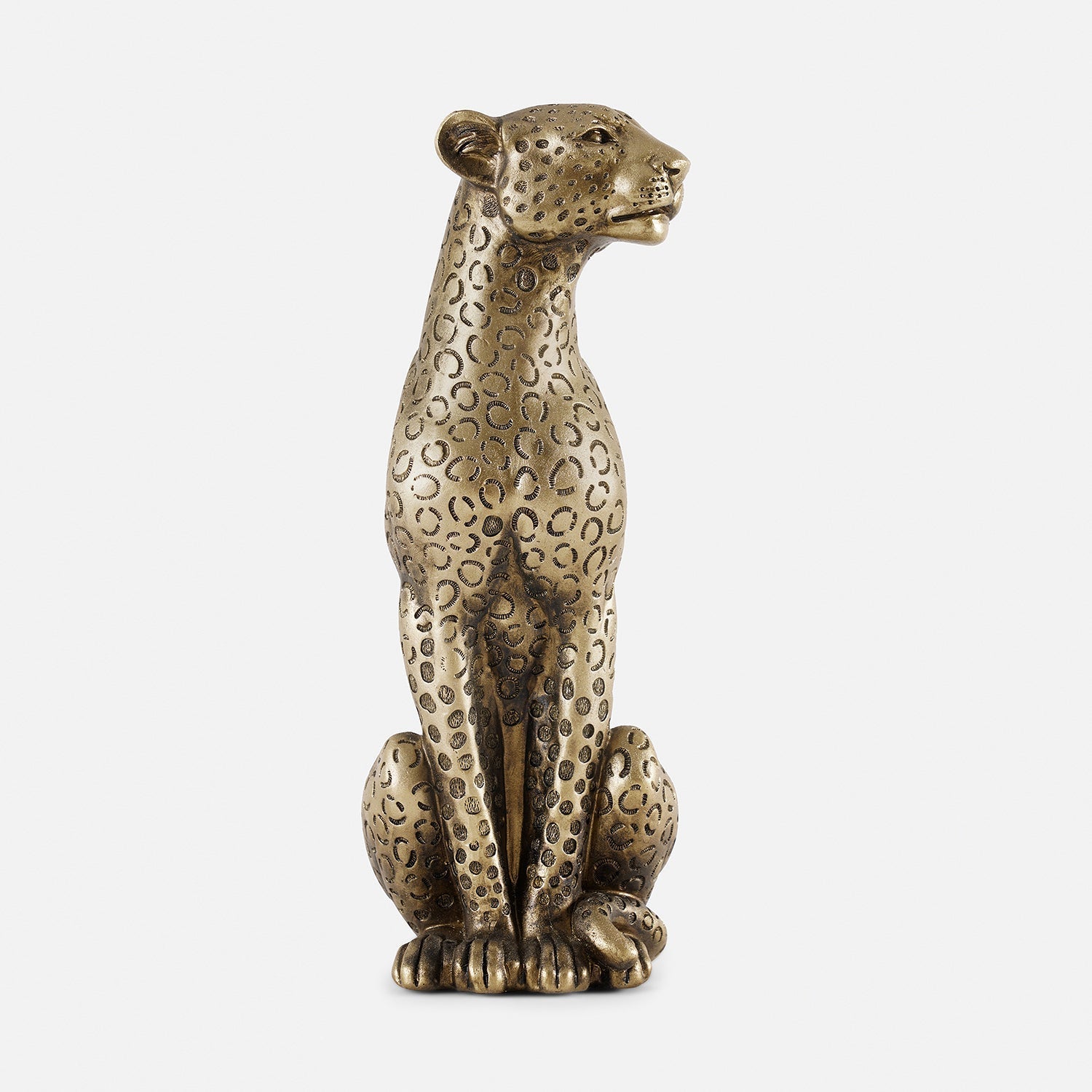 Resting Leopard Figurine