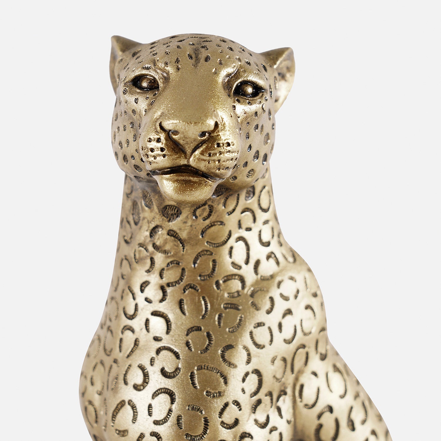 Resting Leopard Figurine