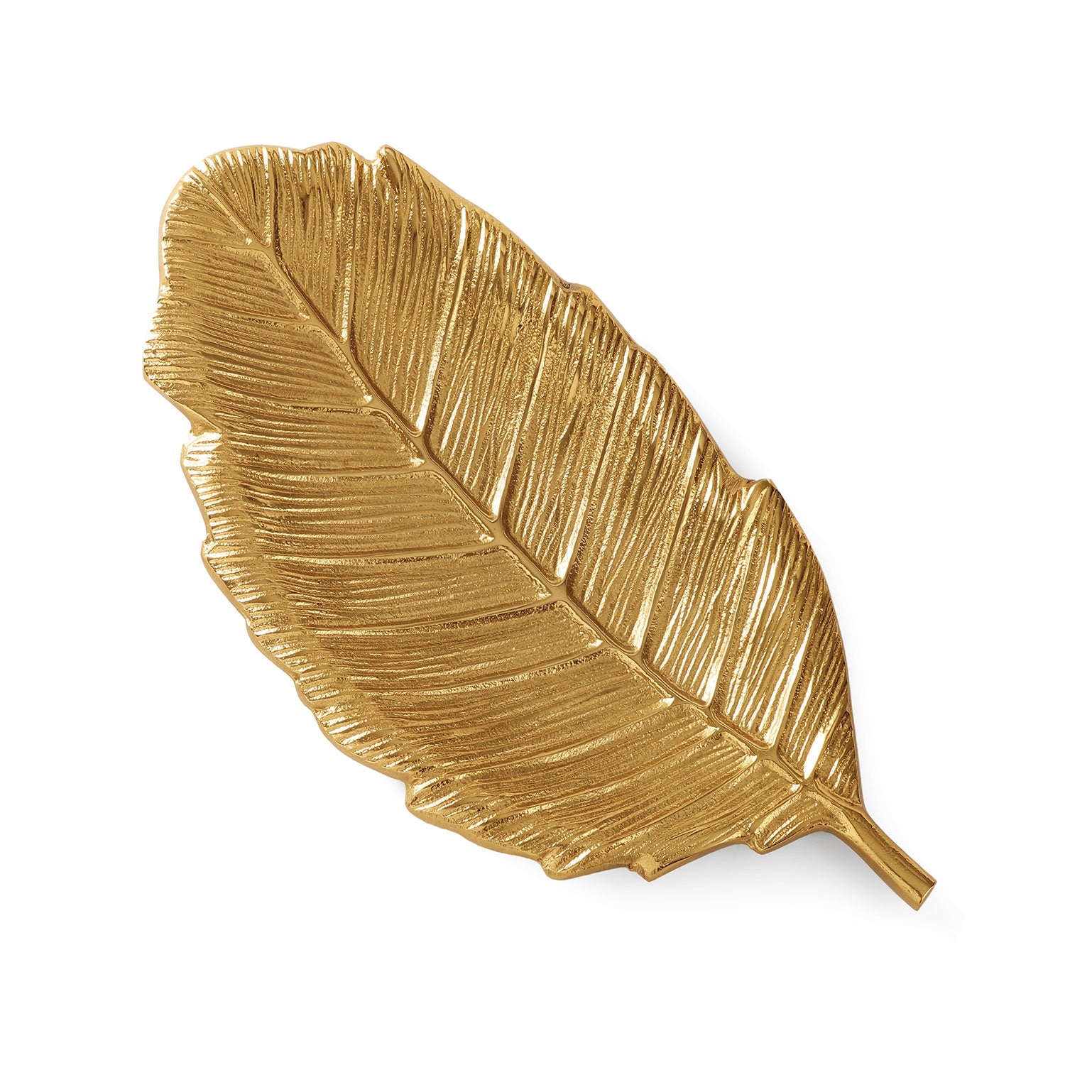 Gold Haven Leaf Shaped Platter