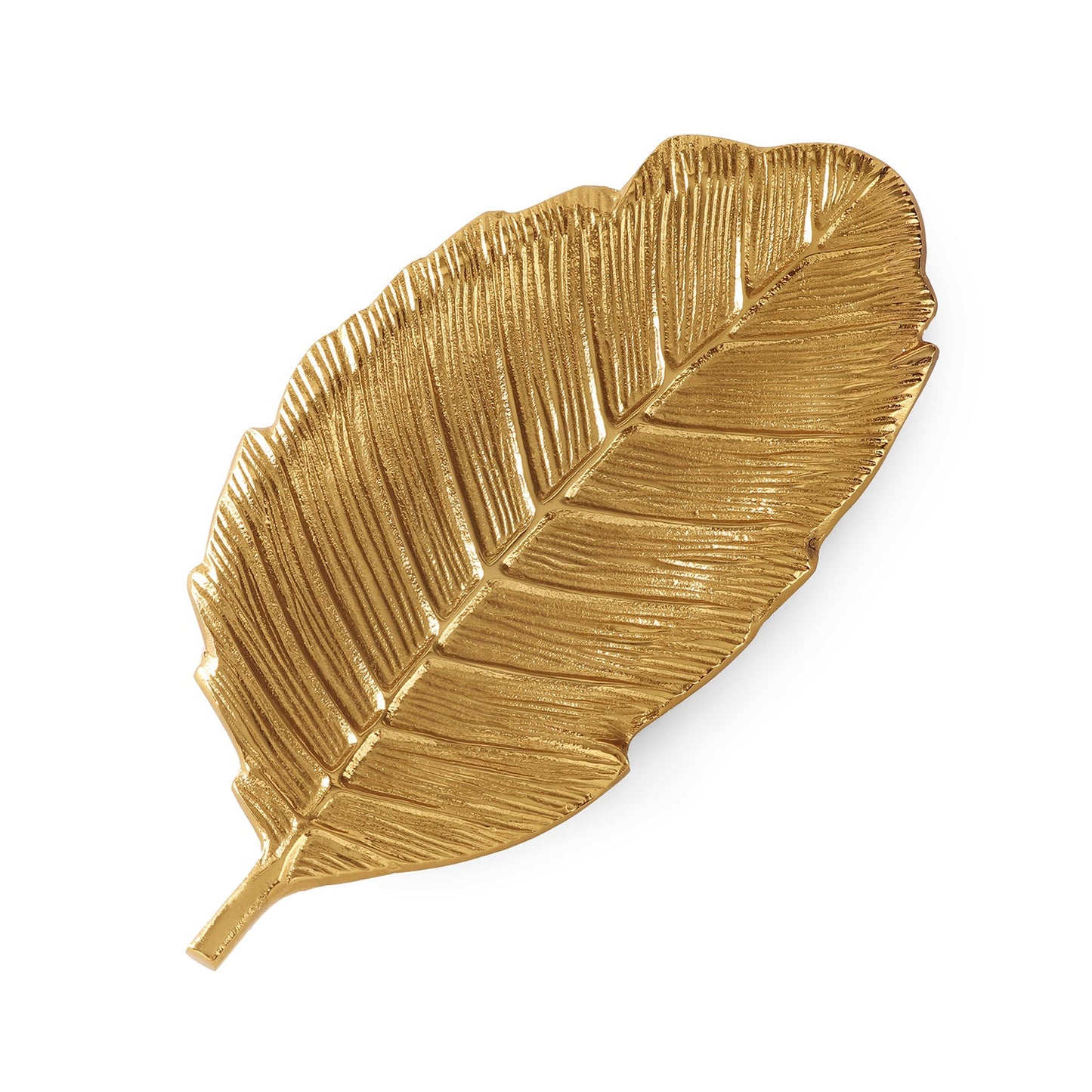 Gold Haven Leaf Shaped Platter