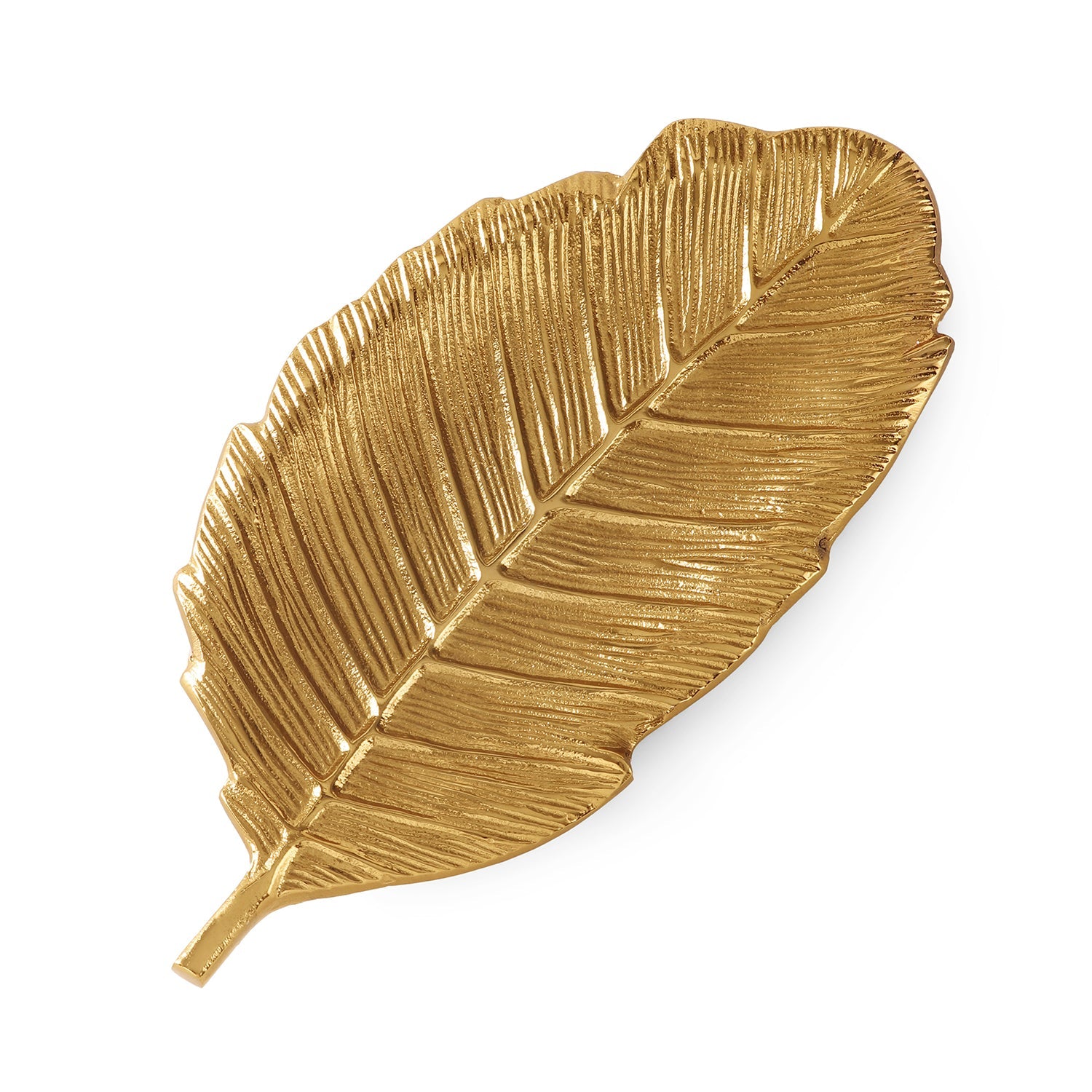 Gold Haven Leaf Shaped Platter - Large