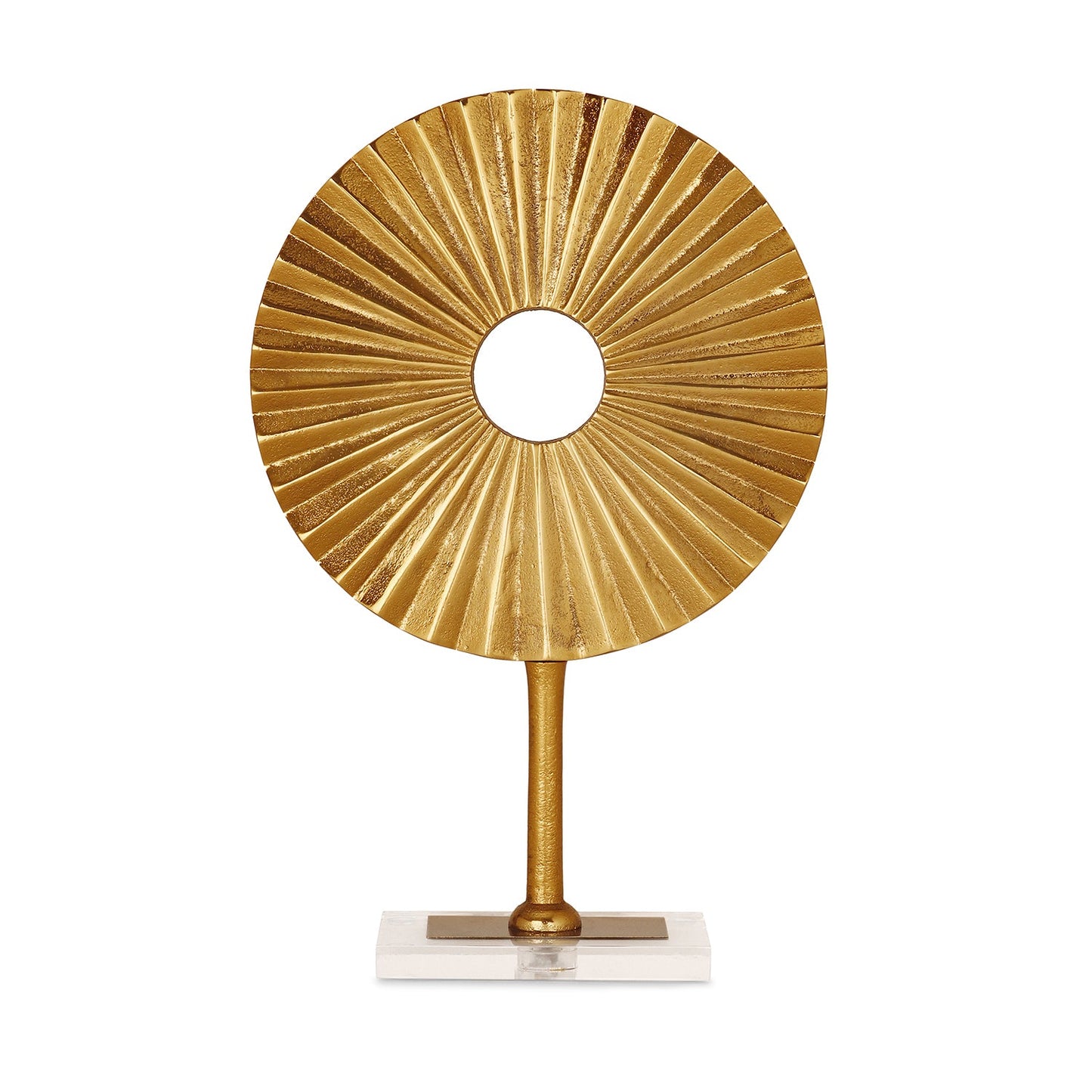 Gold Lotus Leaf Stand - Small