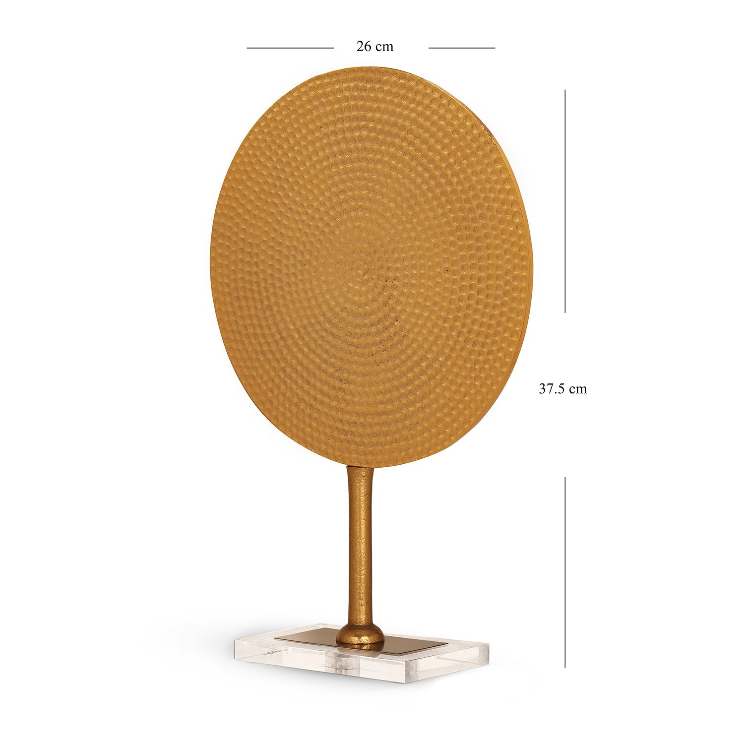 Embossed Gold Decorative Accent