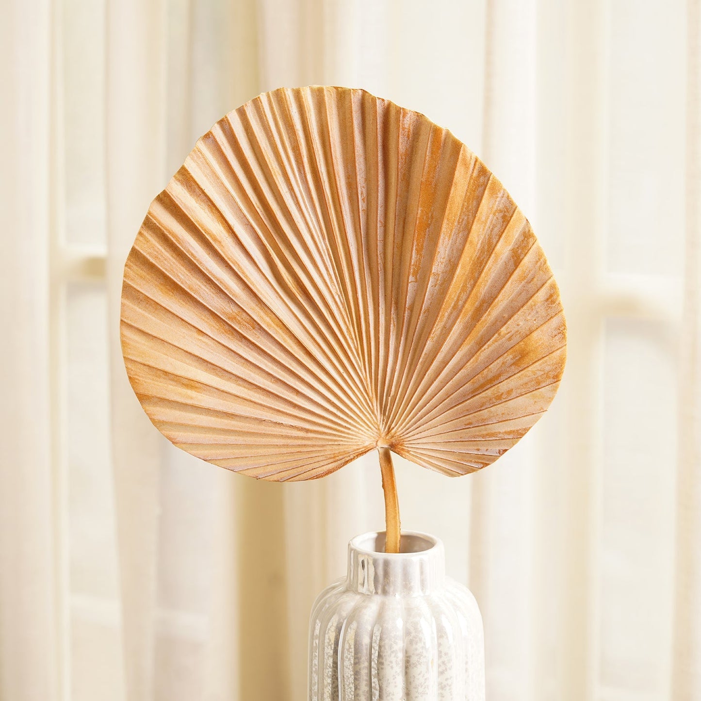 Brown Faux Palm Leaf