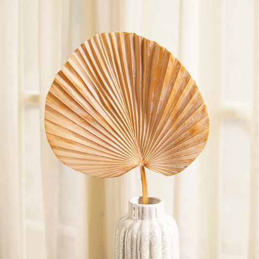 Brown Faux Palm Leaf