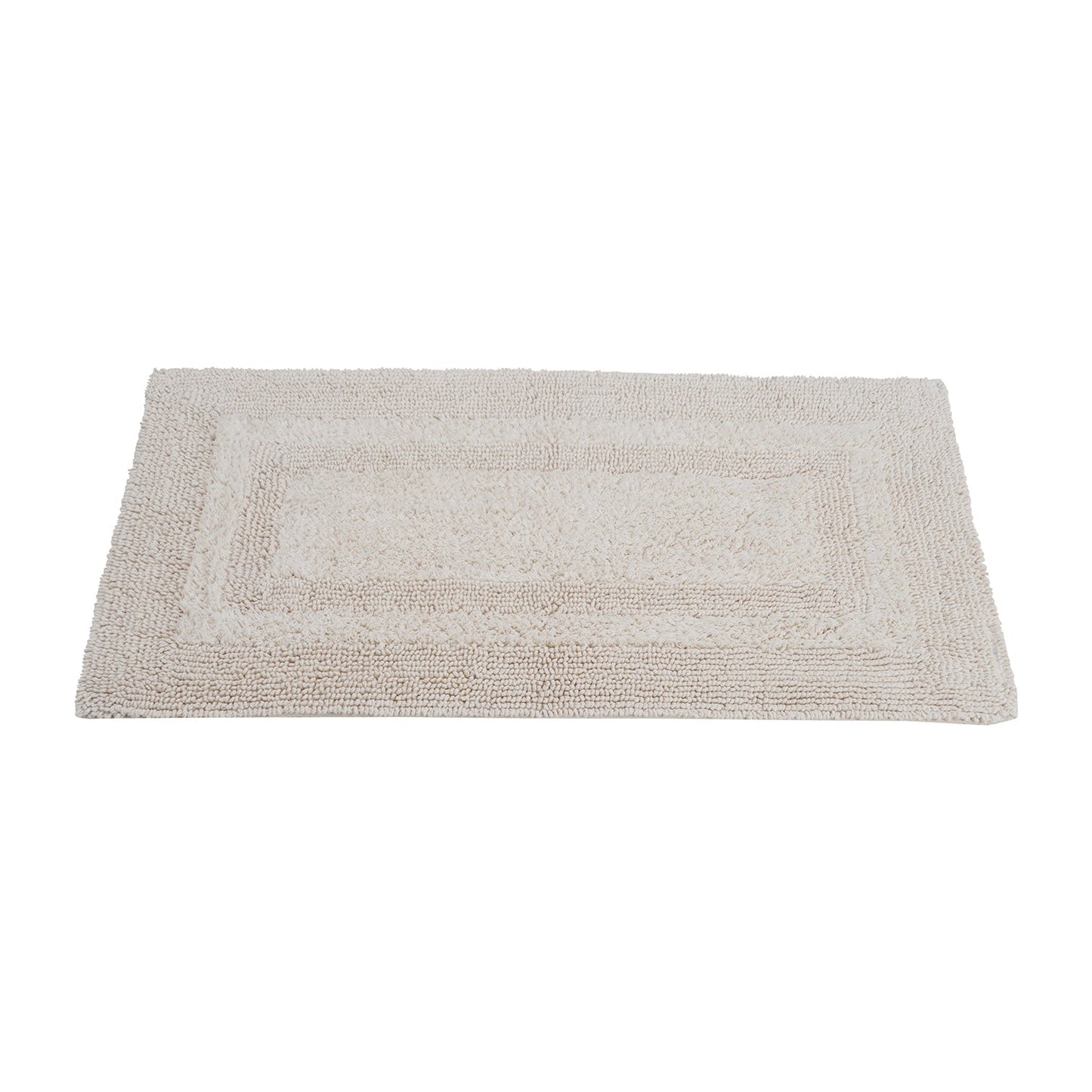 Off White Reversible Bathmat 75×45cm
