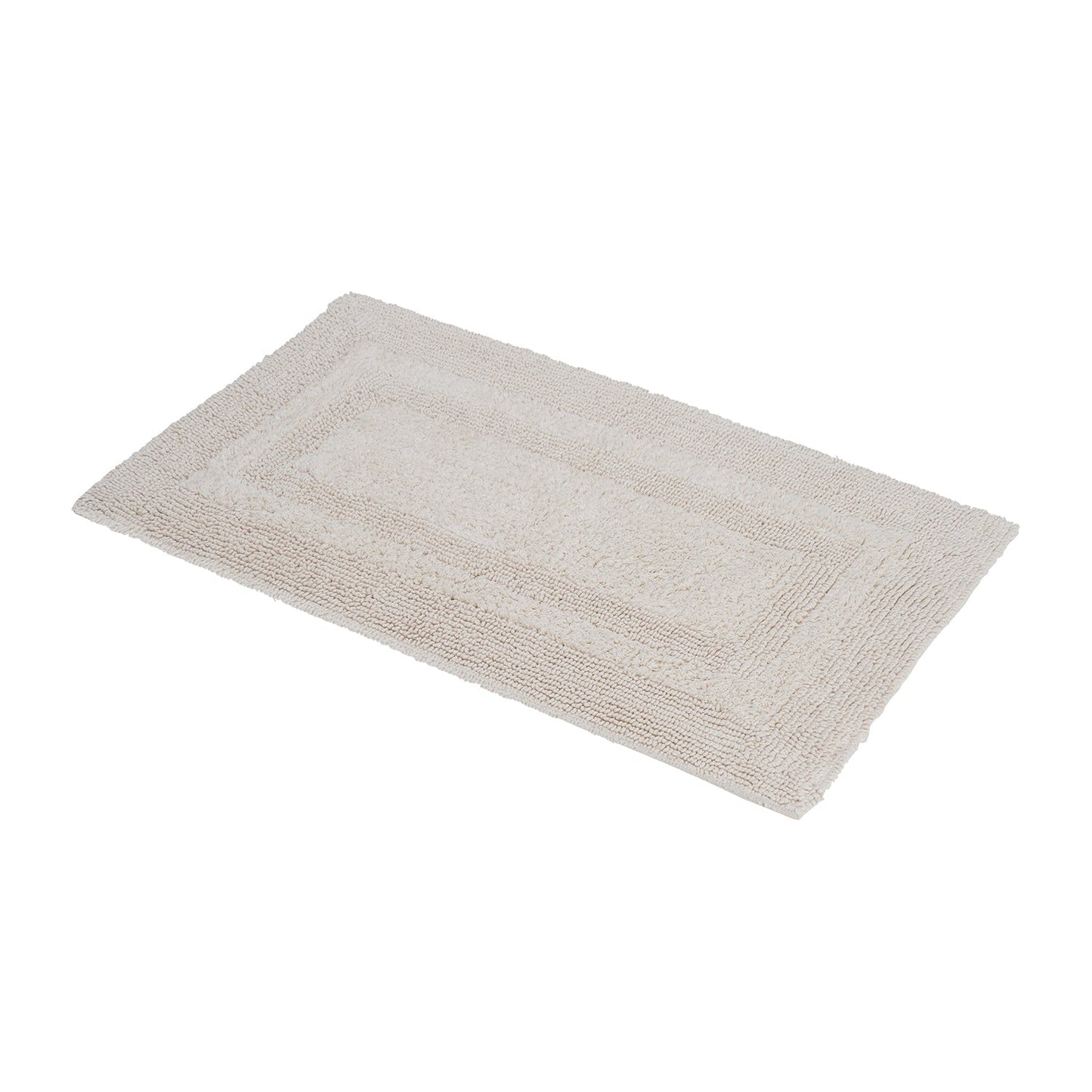 Off White Reversible Bathmat 75×45cm