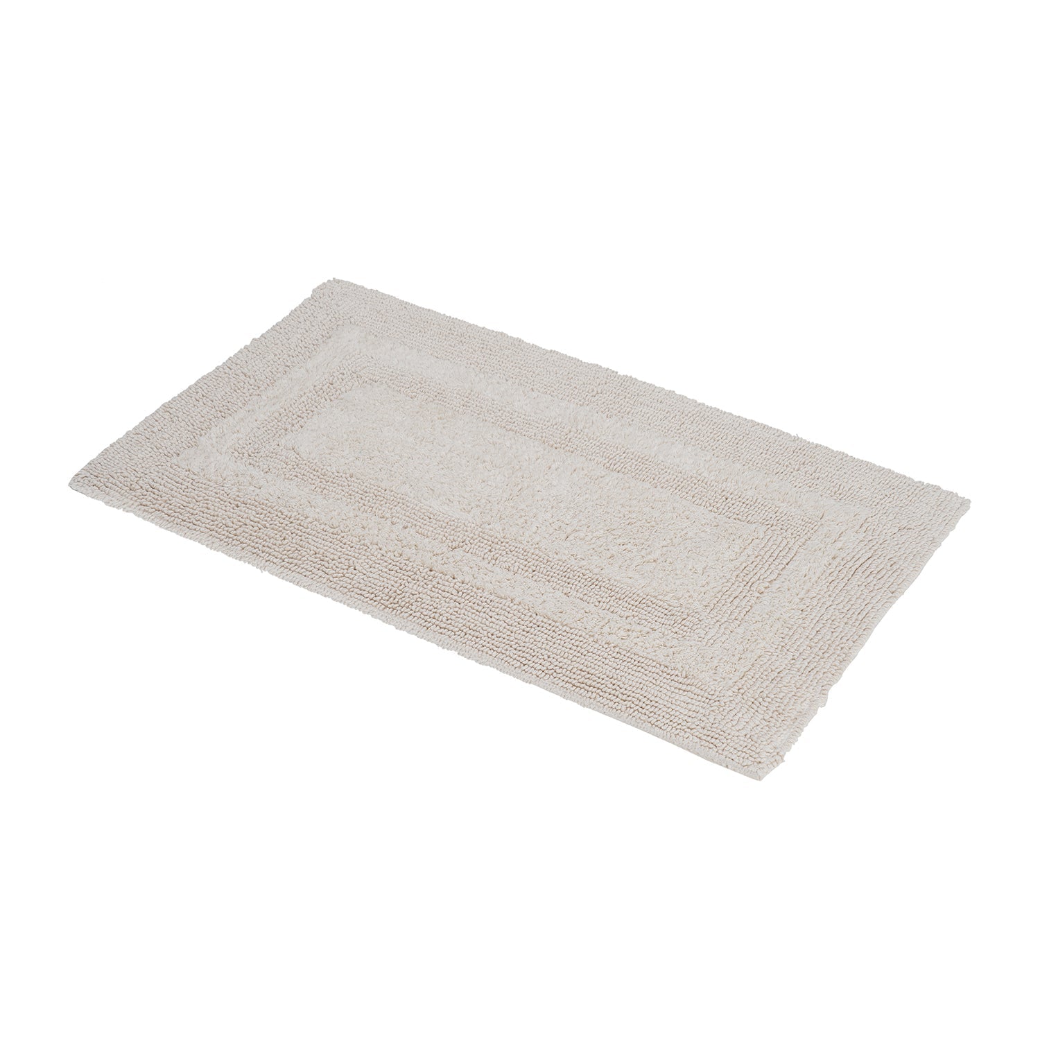 Off White Reversible Bathmat 75×45cm