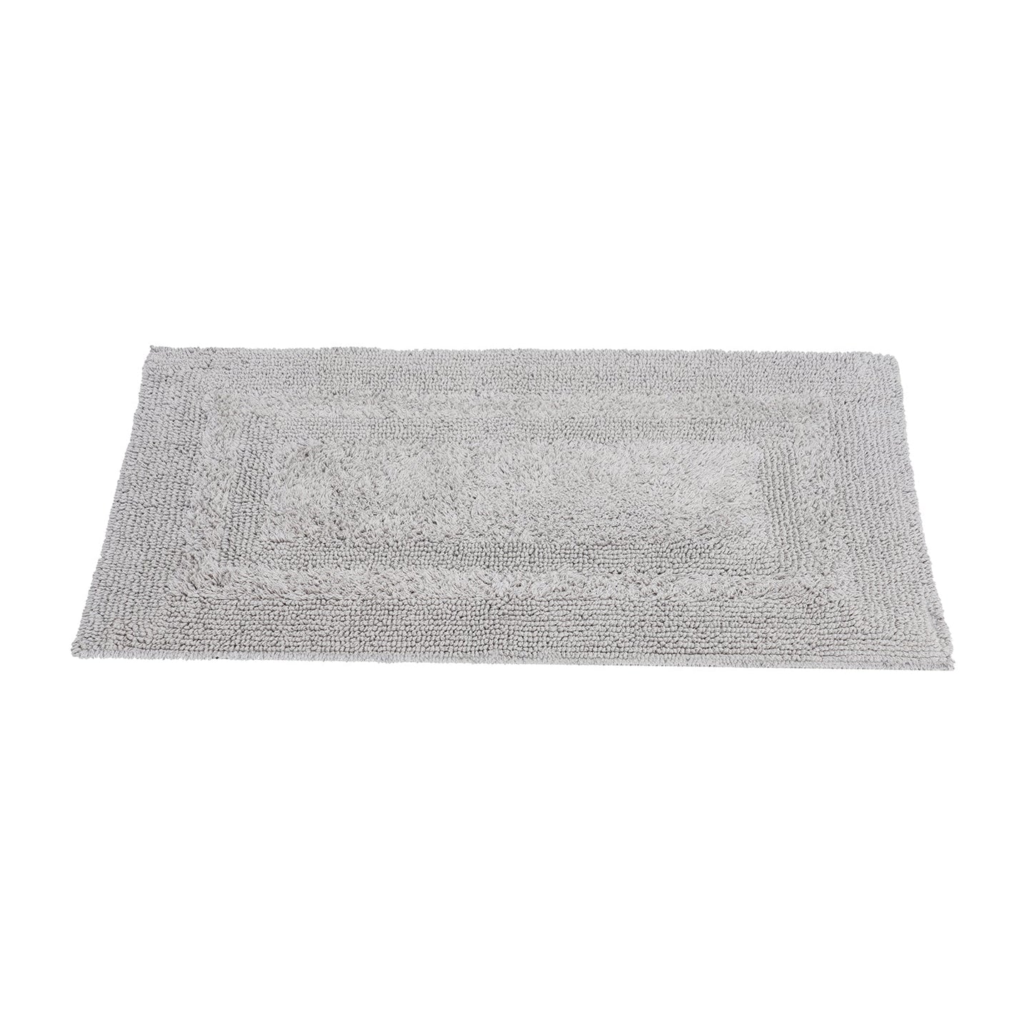 Grey Reversible Bathmat 75×45cm