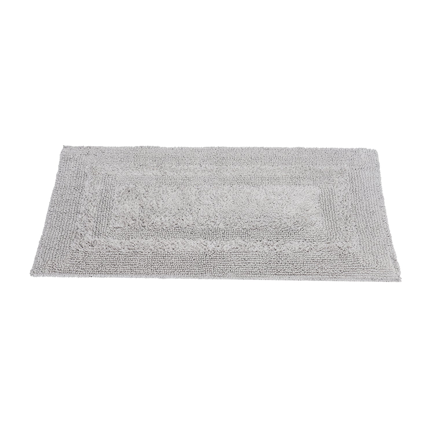 Grey Reversible Bathmat 75×45cm