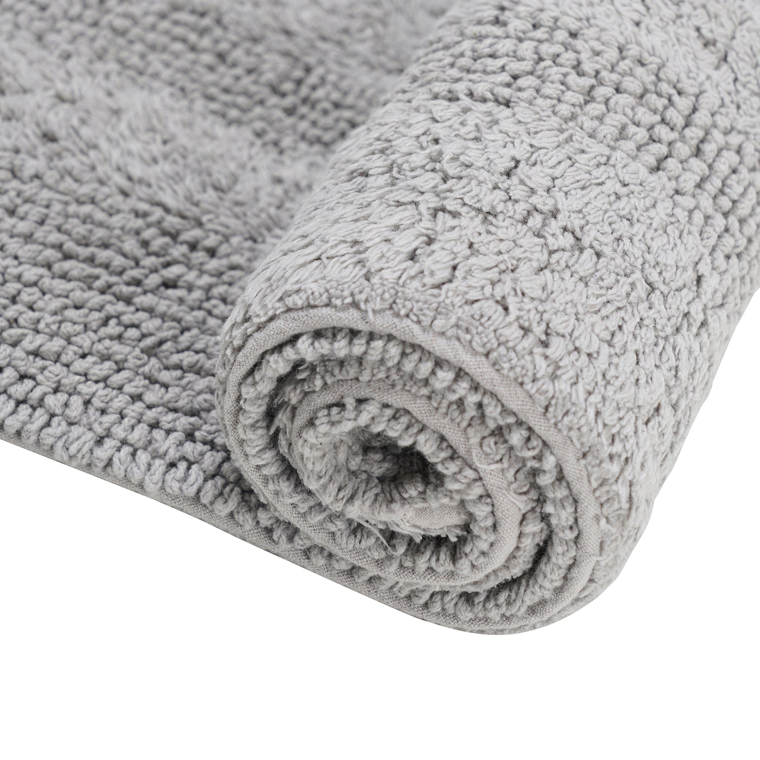 Grey Reversible Bathmat 75×45cm