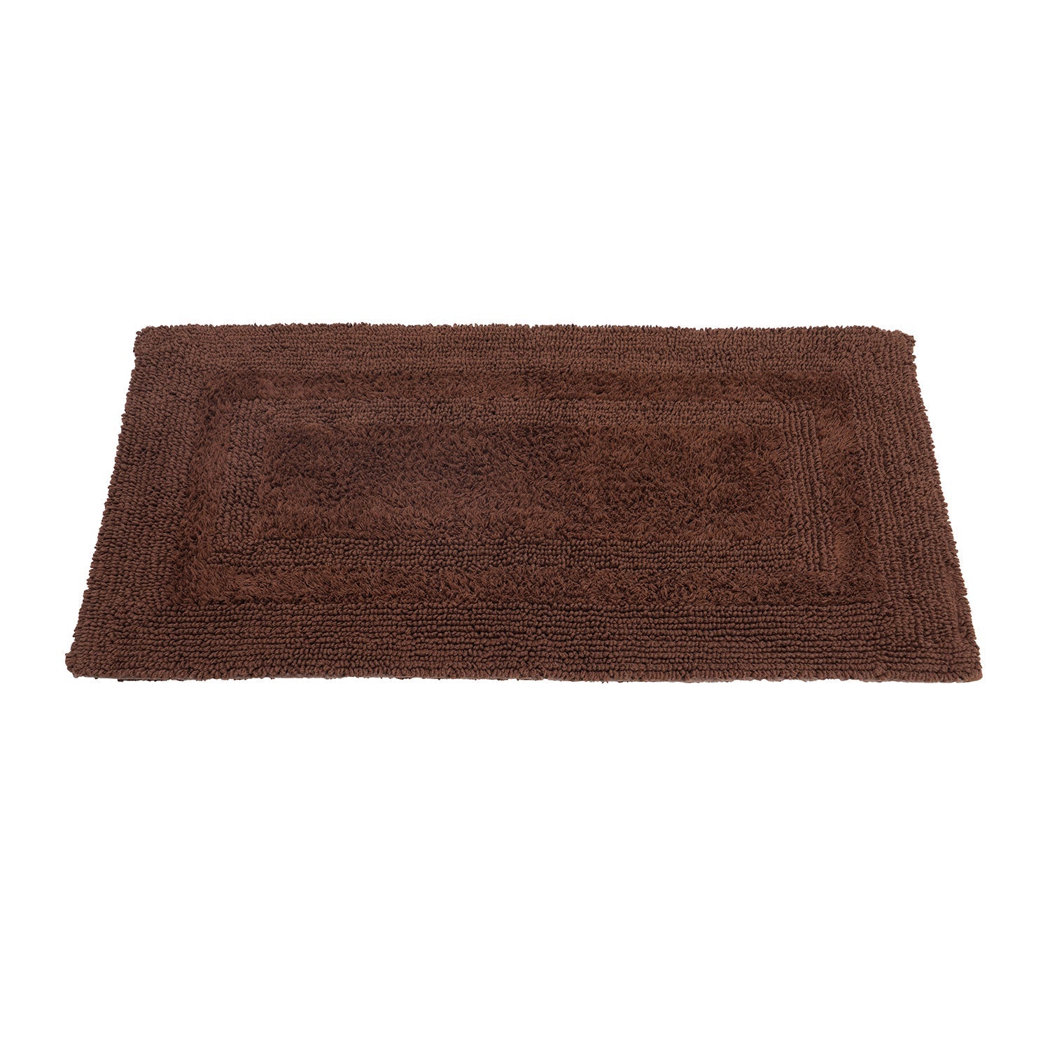 Brown Reversible Bathmat 75×45cm