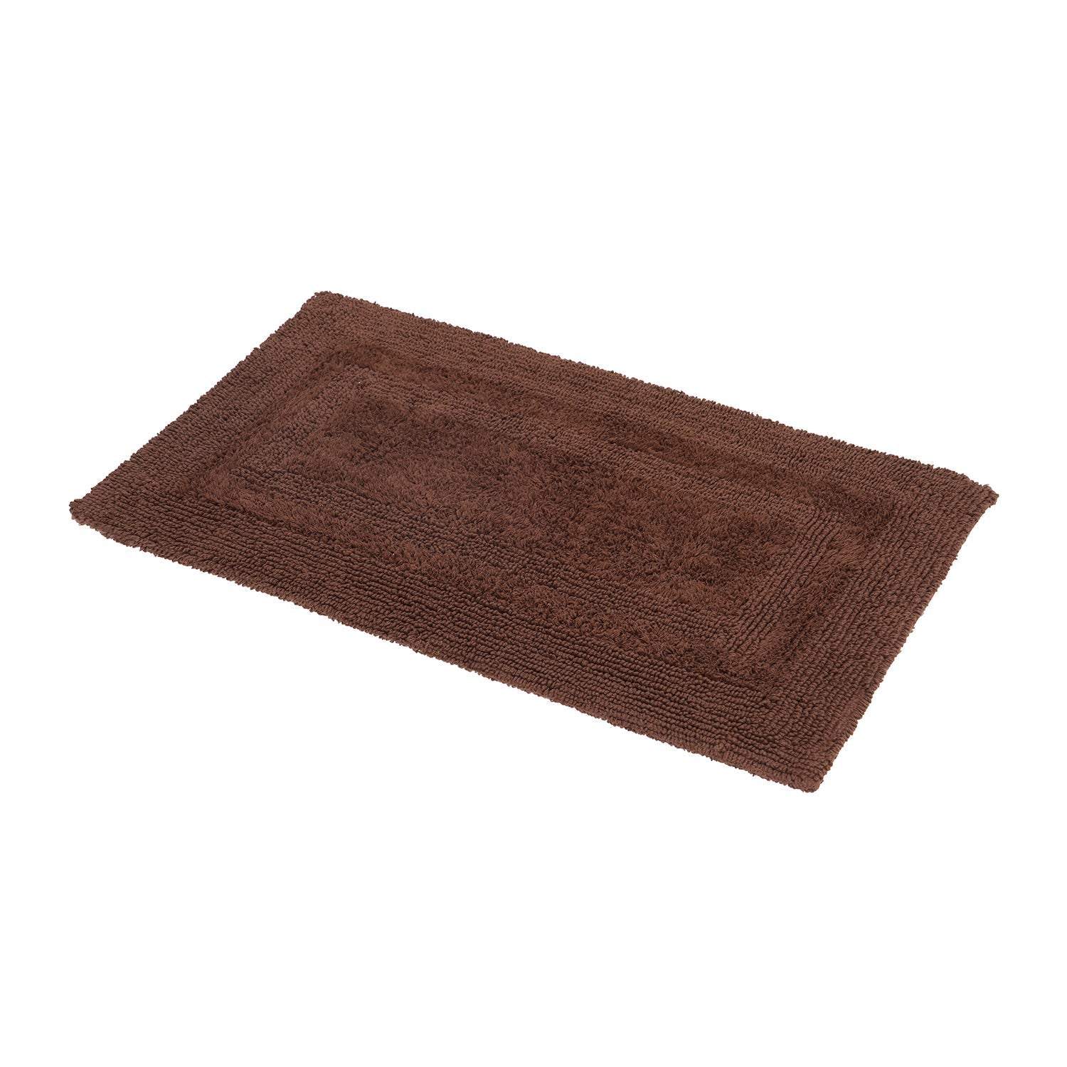 Brown Reversible Bathmat 75×45cm