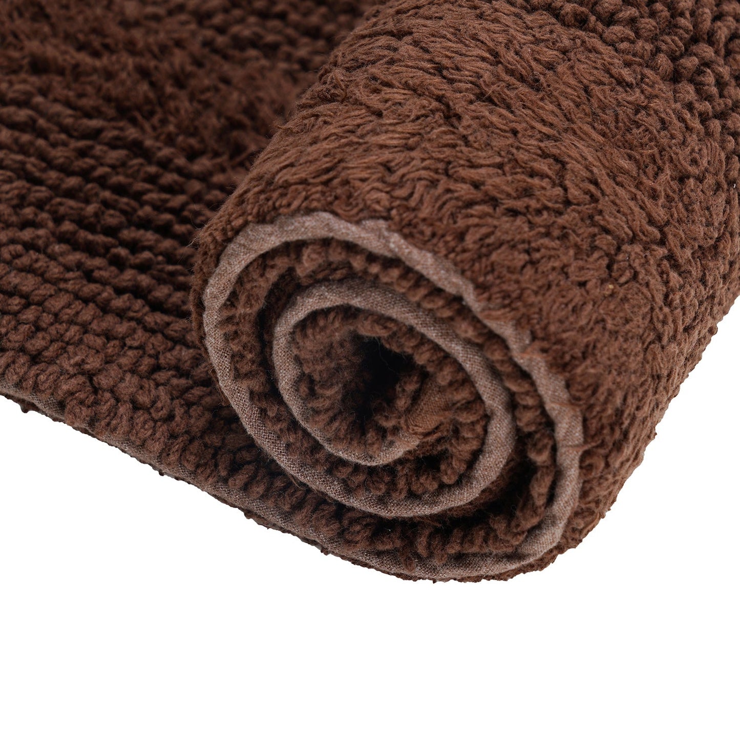 Brown Reversible Bathmat 75×45cm