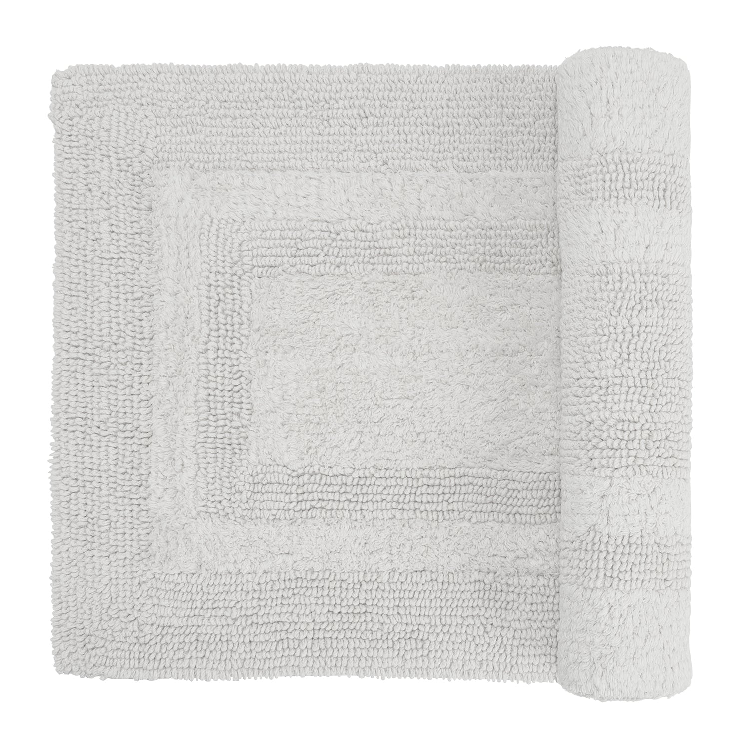 White Reversible Bathmat