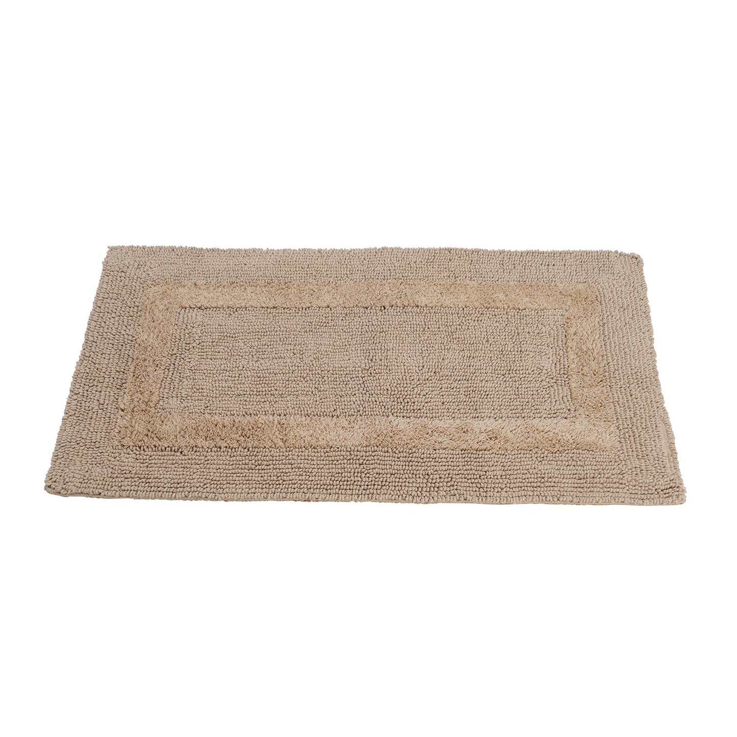 Beige Reversible Bathmat 75×45cm