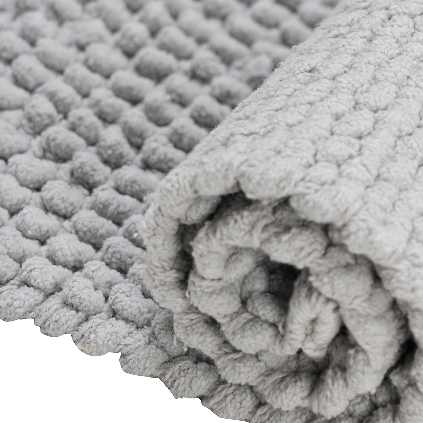 Light Blue Reversible Bathmat 75×45cm